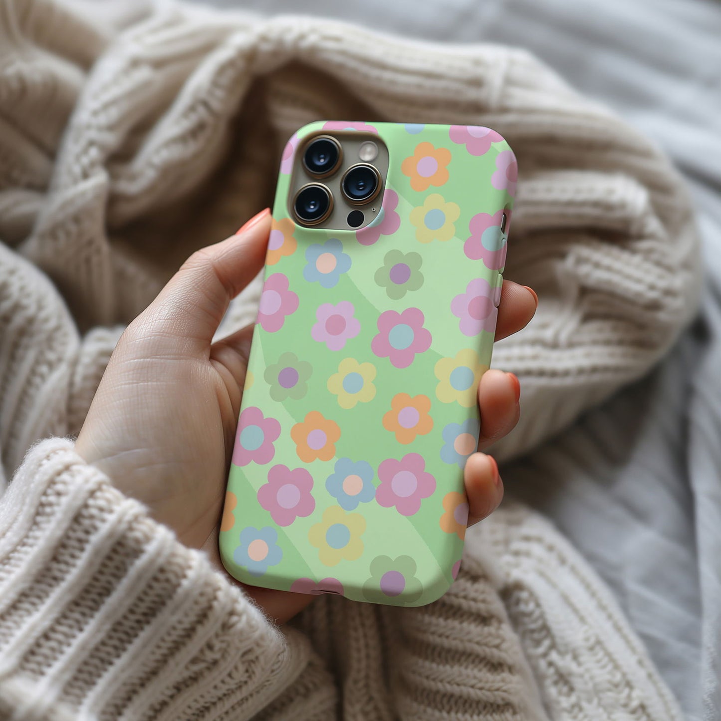 Retro Floral iPhone Case Magsafe iPhone Case - Artistic & Colorful Protection for Your Device - Techy Treasures -