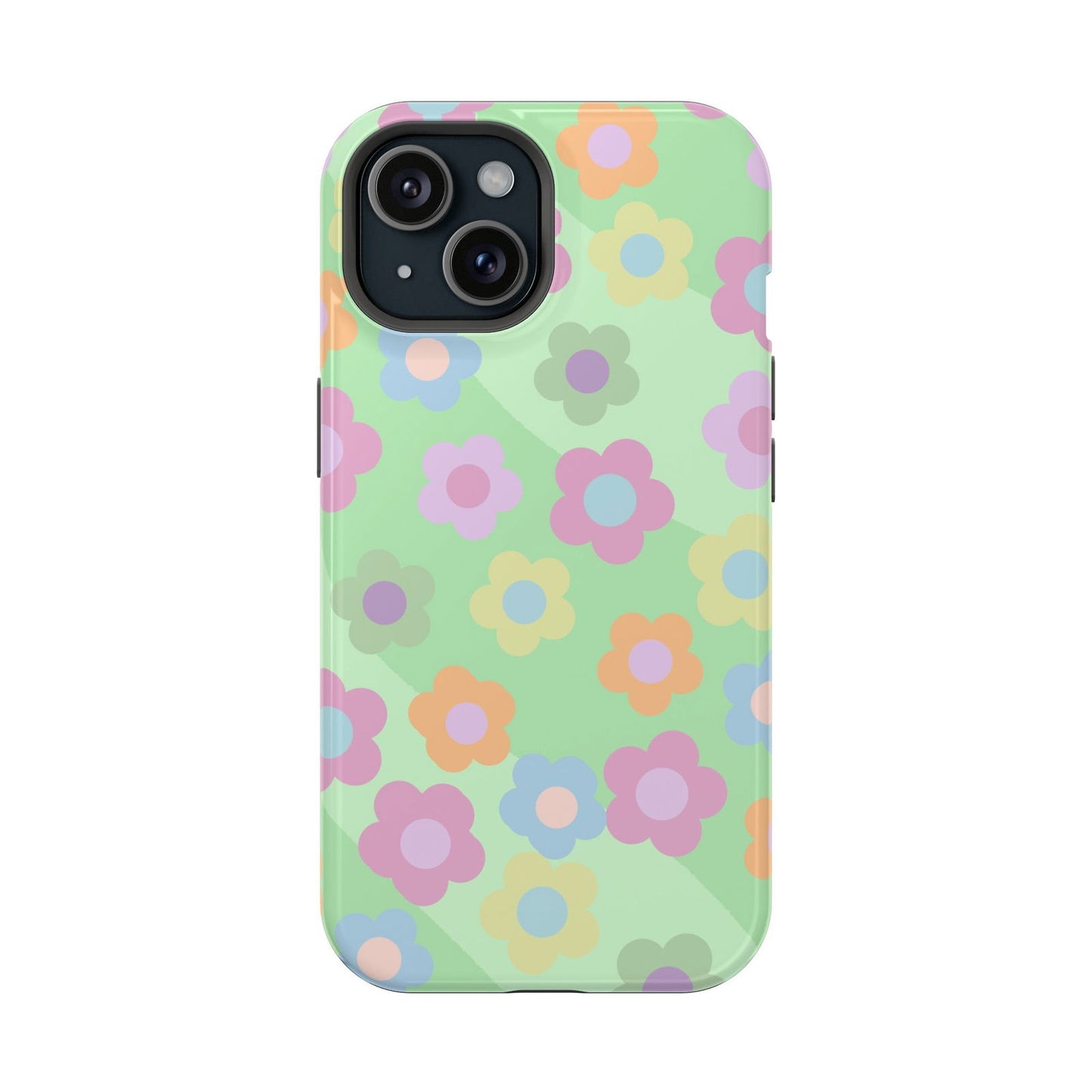 Retro Floral iPhone Case Magsafe iPhone Case - Artistic & Colorful Protection for Your Device - Techy Treasures - Mobile Phone Cases