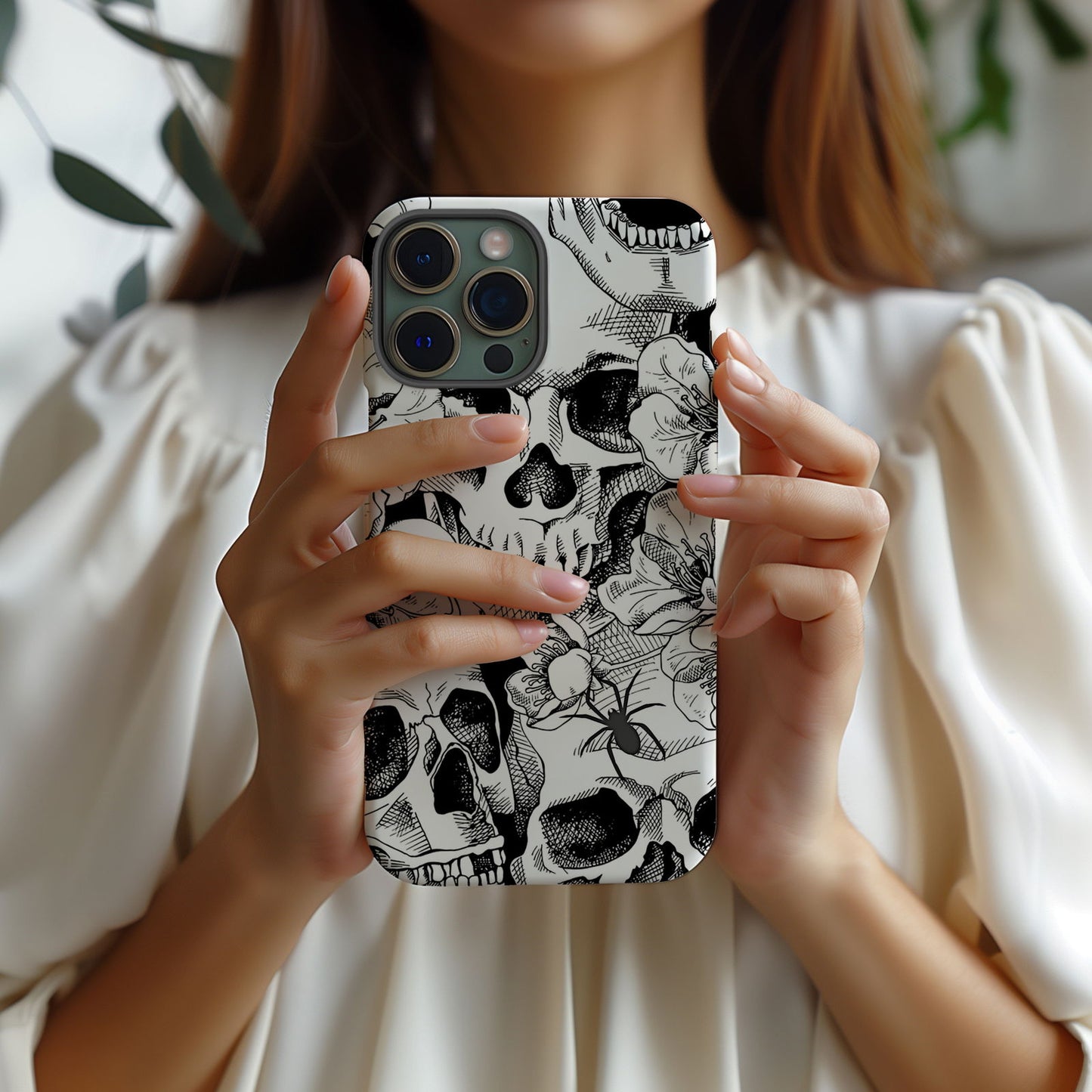 Skull Design MagSafe iPhone Case - This Eye-Catching Case Features an Array of Unique and Artistic Skull Designs. - Techy Treasures -