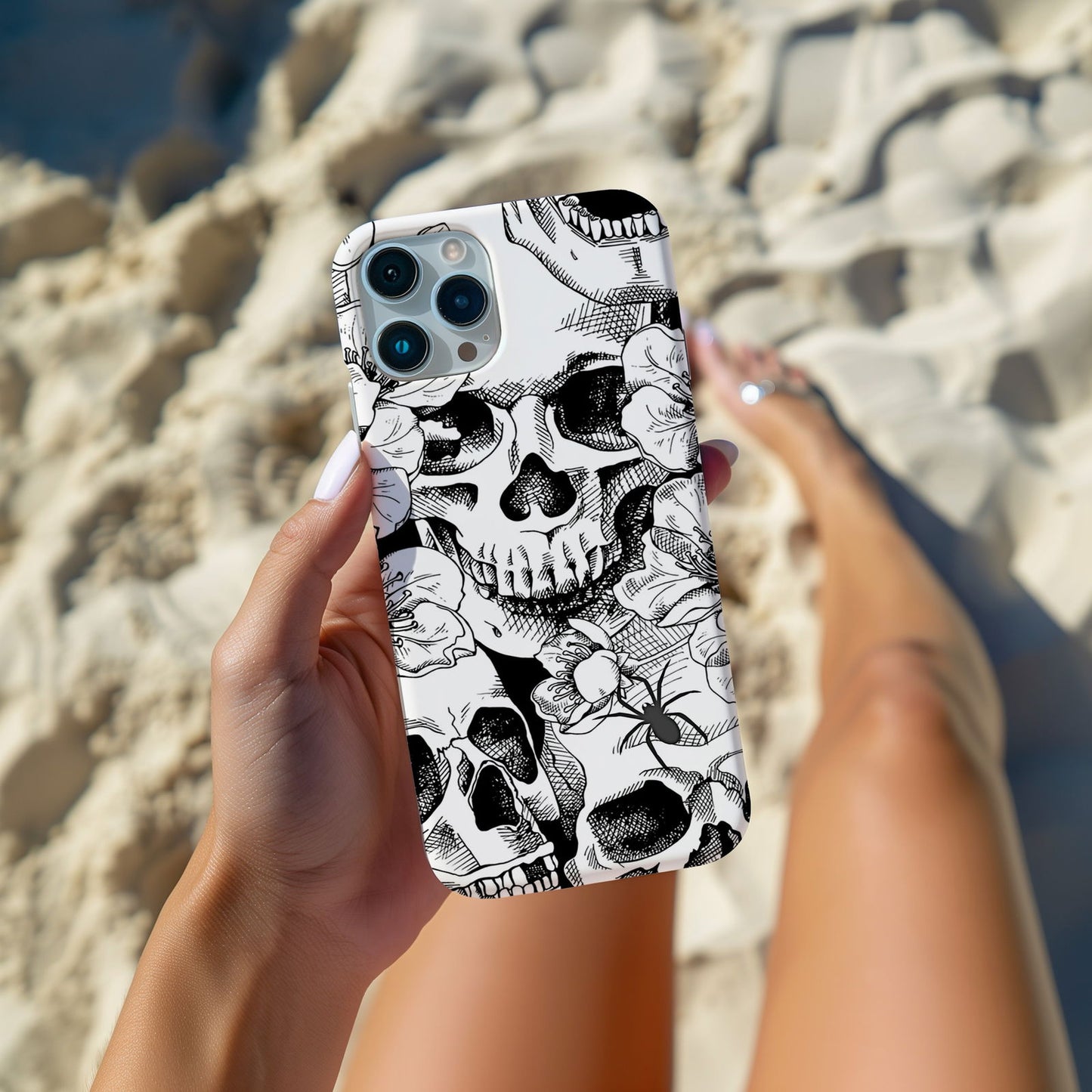 Skull Design MagSafe iPhone Case - This Eye-Catching Case Features an Array of Unique and Artistic Skull Designs. - Techy Treasures -