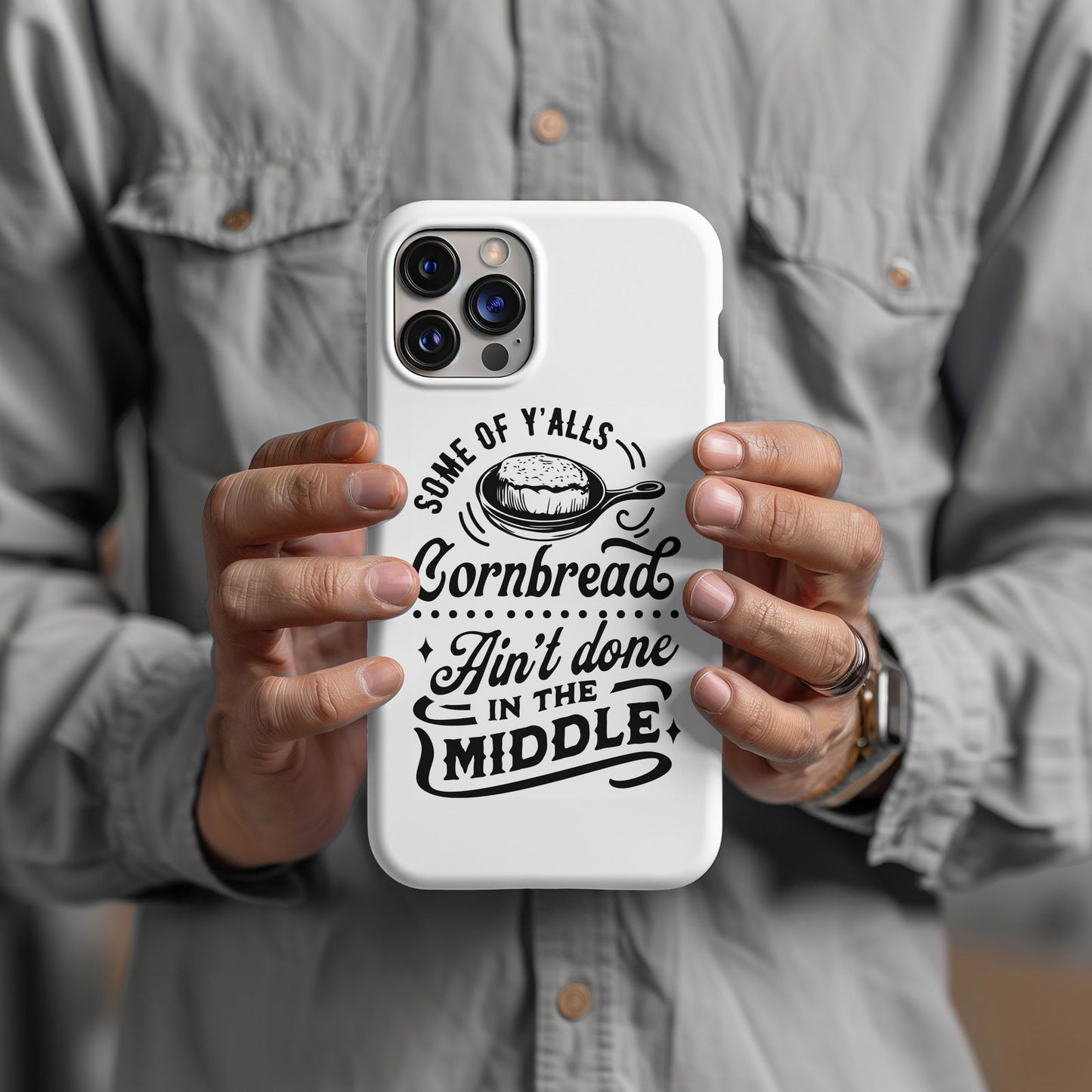 Some of Ya'lls Cornbread Ain't Done In The Middle Magsafe iPhone Tough Case - Techy Treasures -