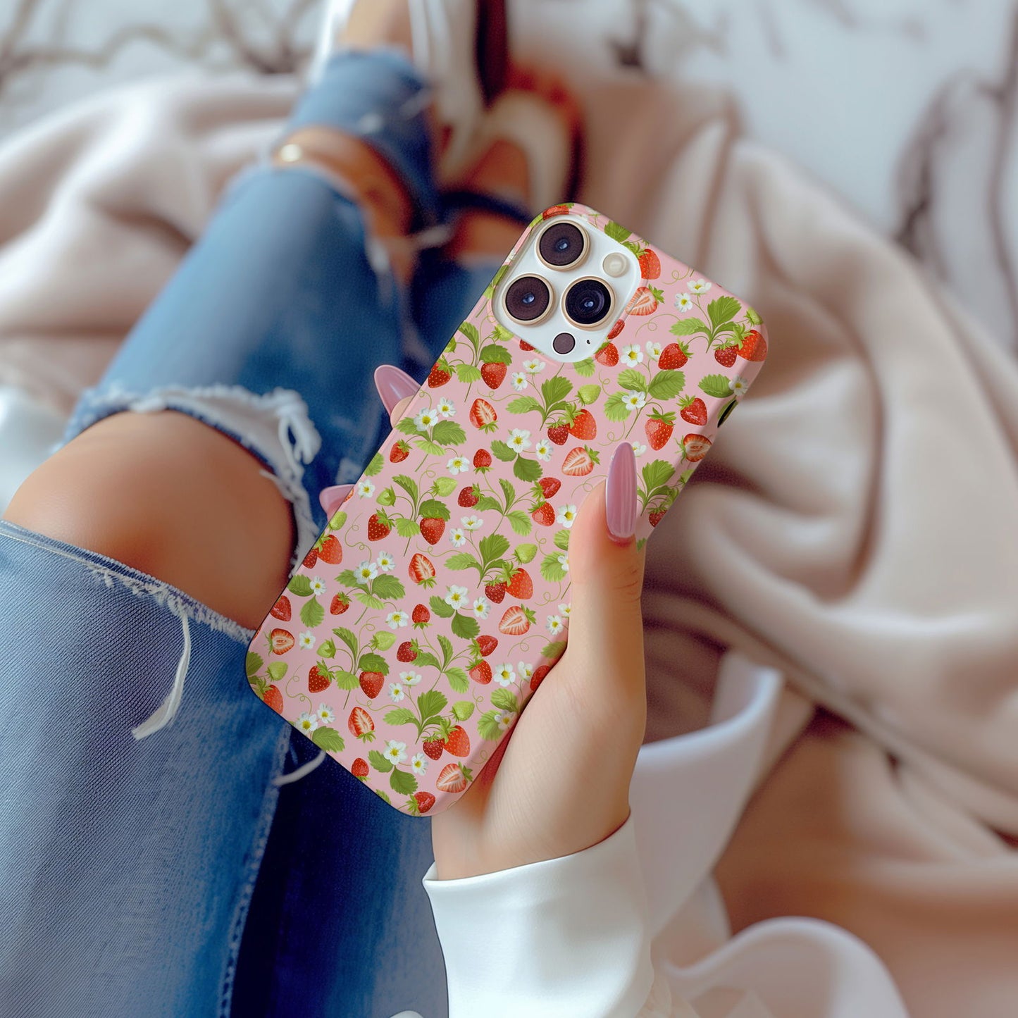 Strawberry Fields Forever Magsafe iPhone Case - Techy Treasures -