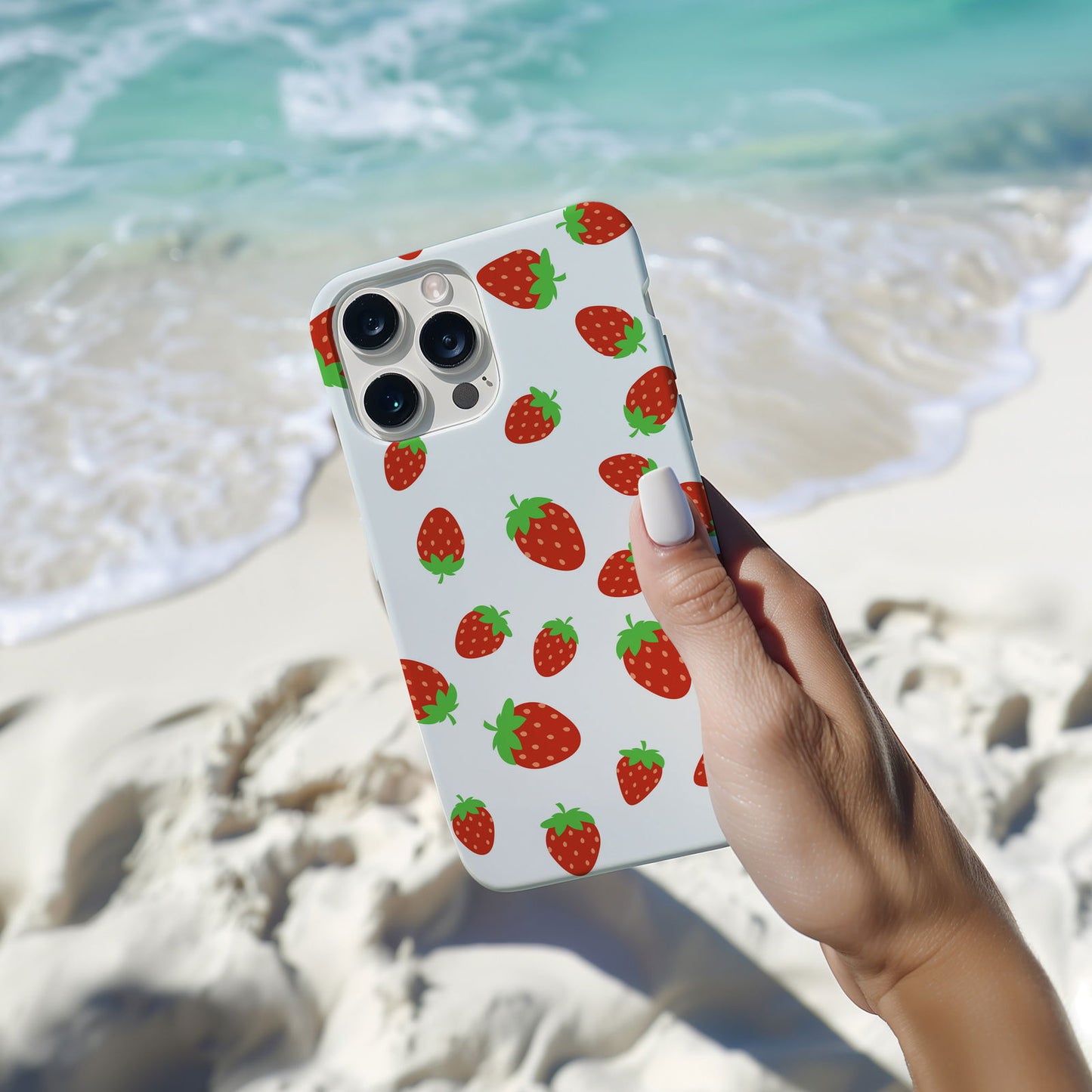 Strawberry Fields Forever Magsafe iPhone Case (White Background) - Techy Treasures -