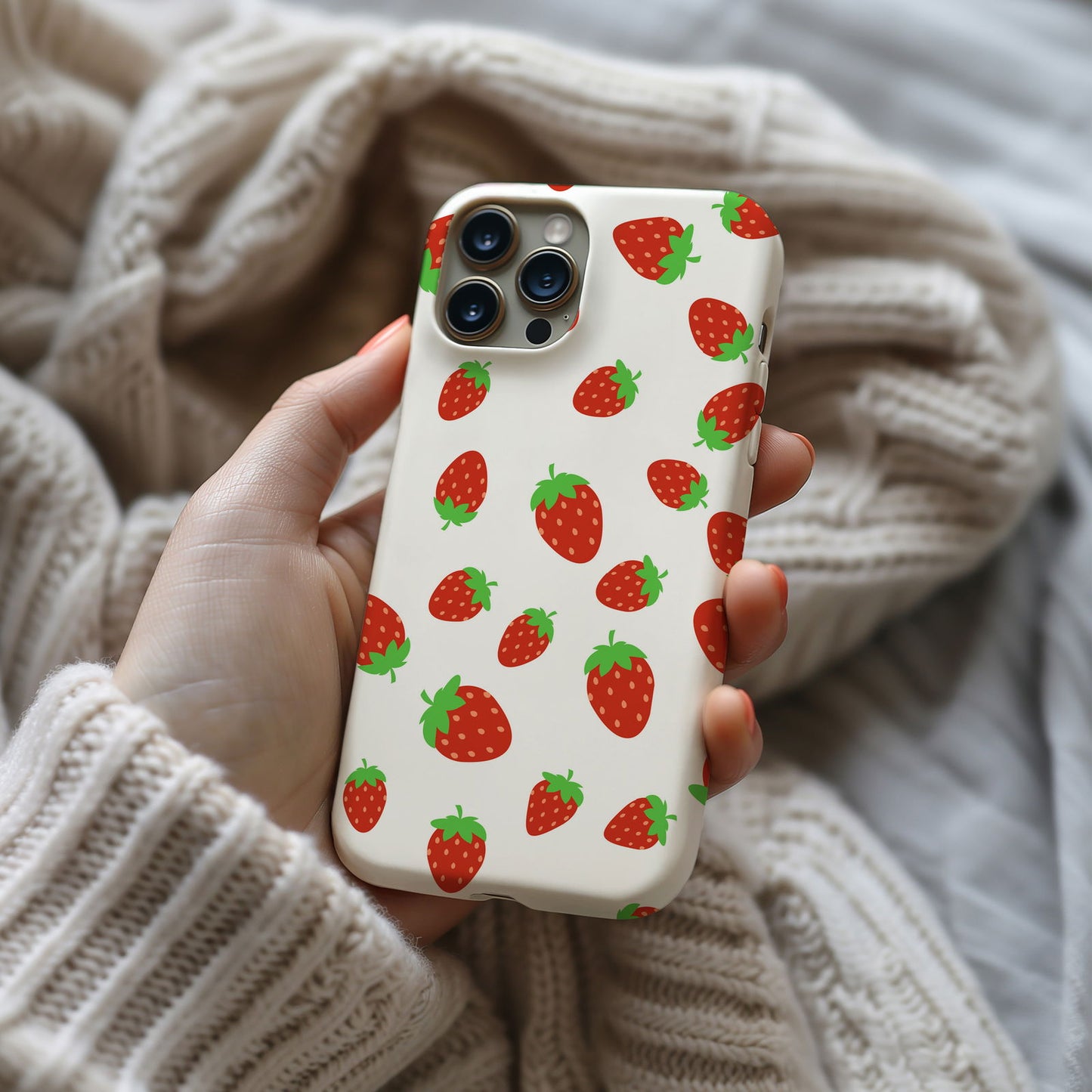 Strawberry Fields Forever Magsafe iPhone Case (White Background) - Techy Treasures -