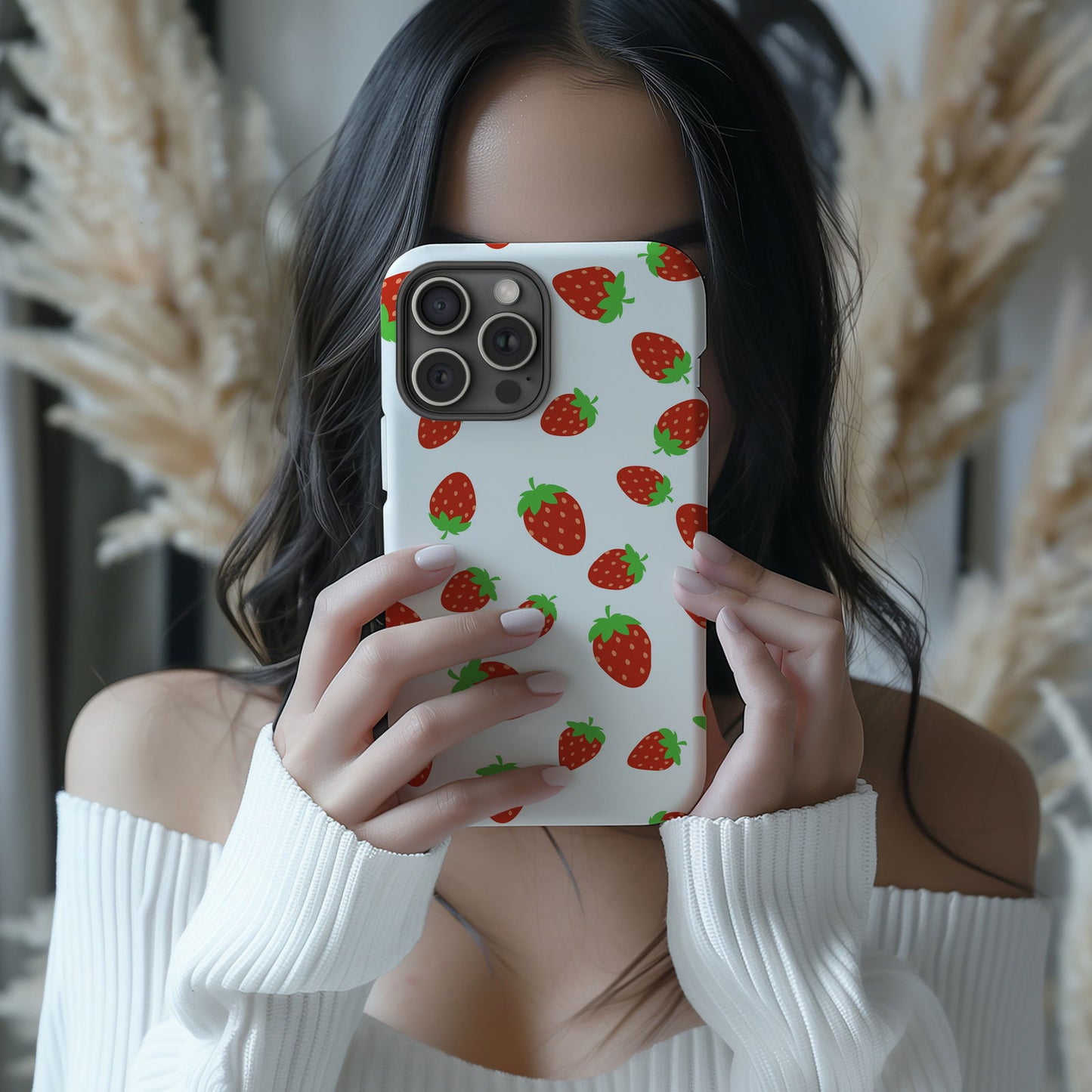 Strawberry Fields Forever Magsafe iPhone Case (White Background) - Techy Treasures -