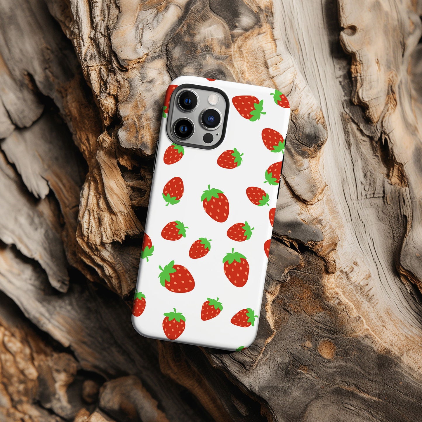 Strawberry Fields Forever Magsafe iPhone Case (White Background) - Techy Treasures -
