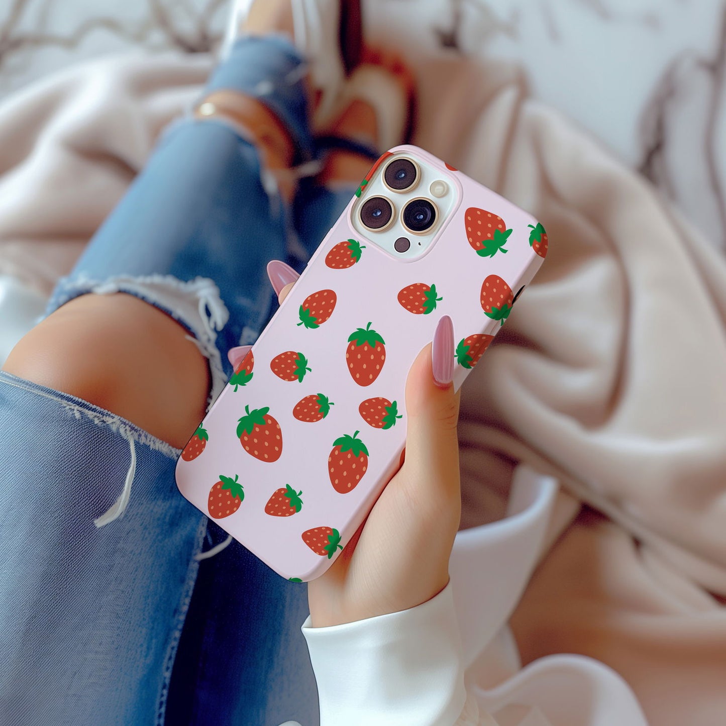 Strawberry Fields Magsafe iPhone Case - Techy Treasures -