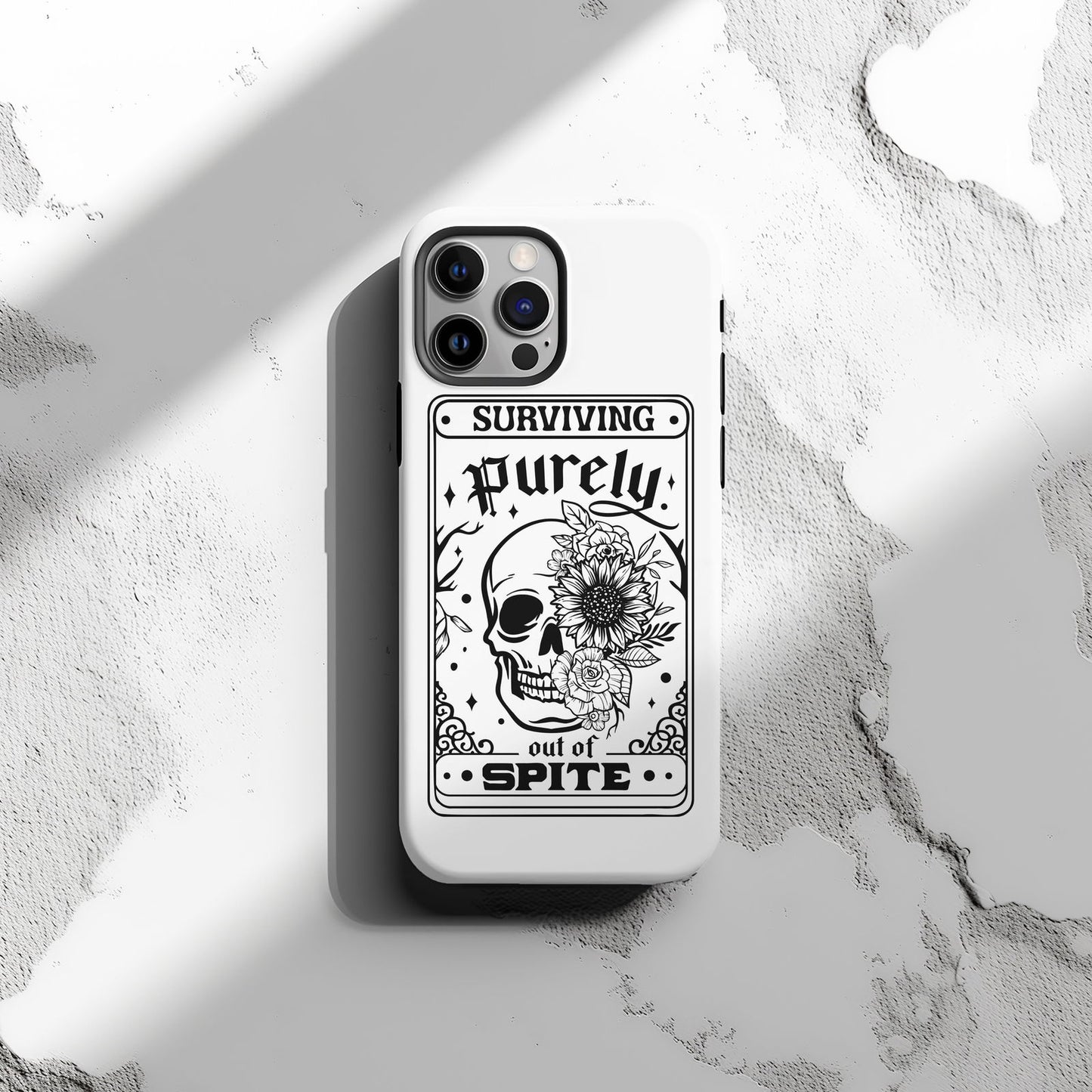 Surviving Purely Out Of Spite Tarot Magsafe iPhone Tough Case - Techy Treasures -