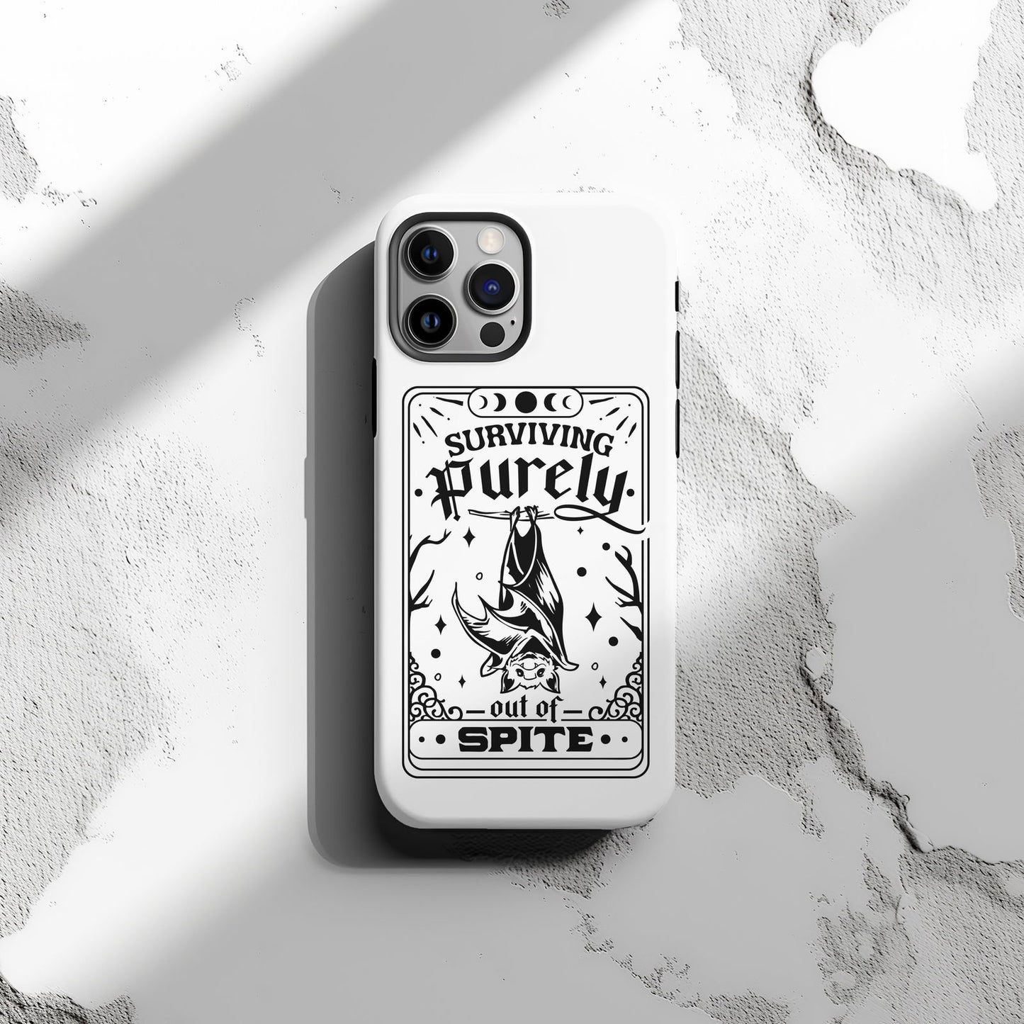 Surviving Purely Out Of Spite Tarot Magsafe iPhone Tough Case - Techy Treasures -