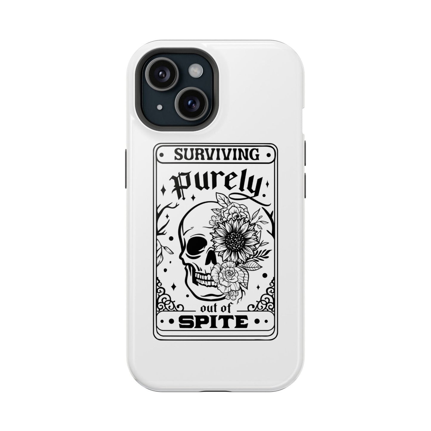 Surviving Purely Out Of Spite Tarot Magsafe iPhone Tough Case - Techy Treasures - Phone Case