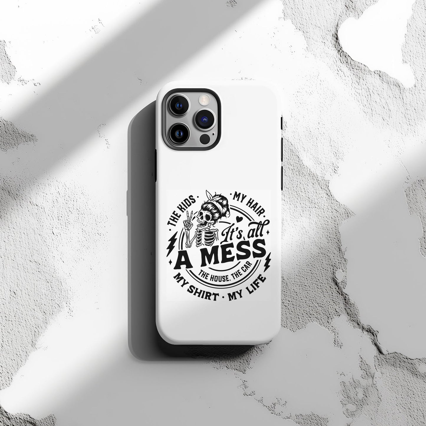 The Kids, My Hair, It's All A Mess Magsafe iPhone Tough Case - Techy Treasures -