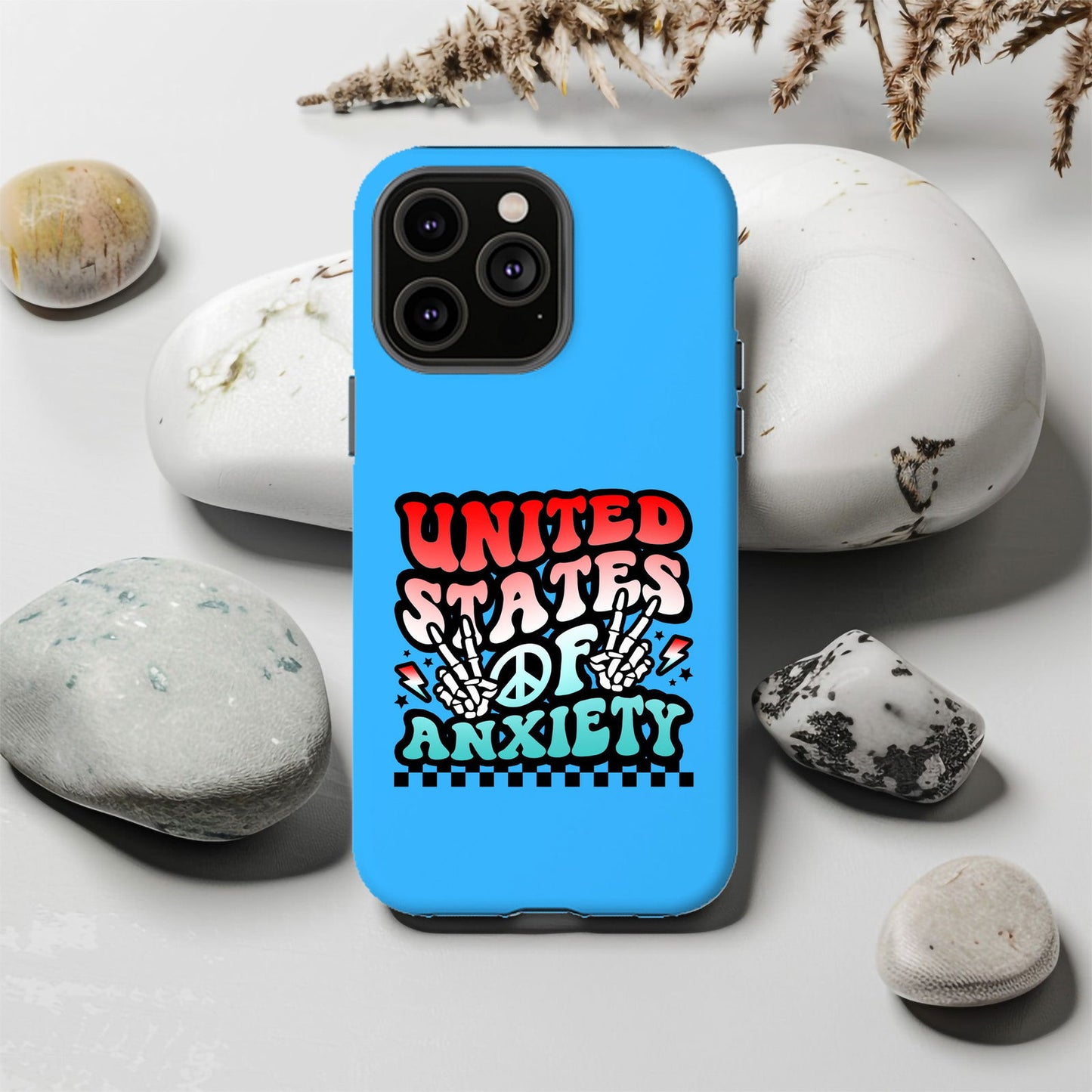 United States of Anxiety Magsafe iPhone Tough Case - Techy Treasures -