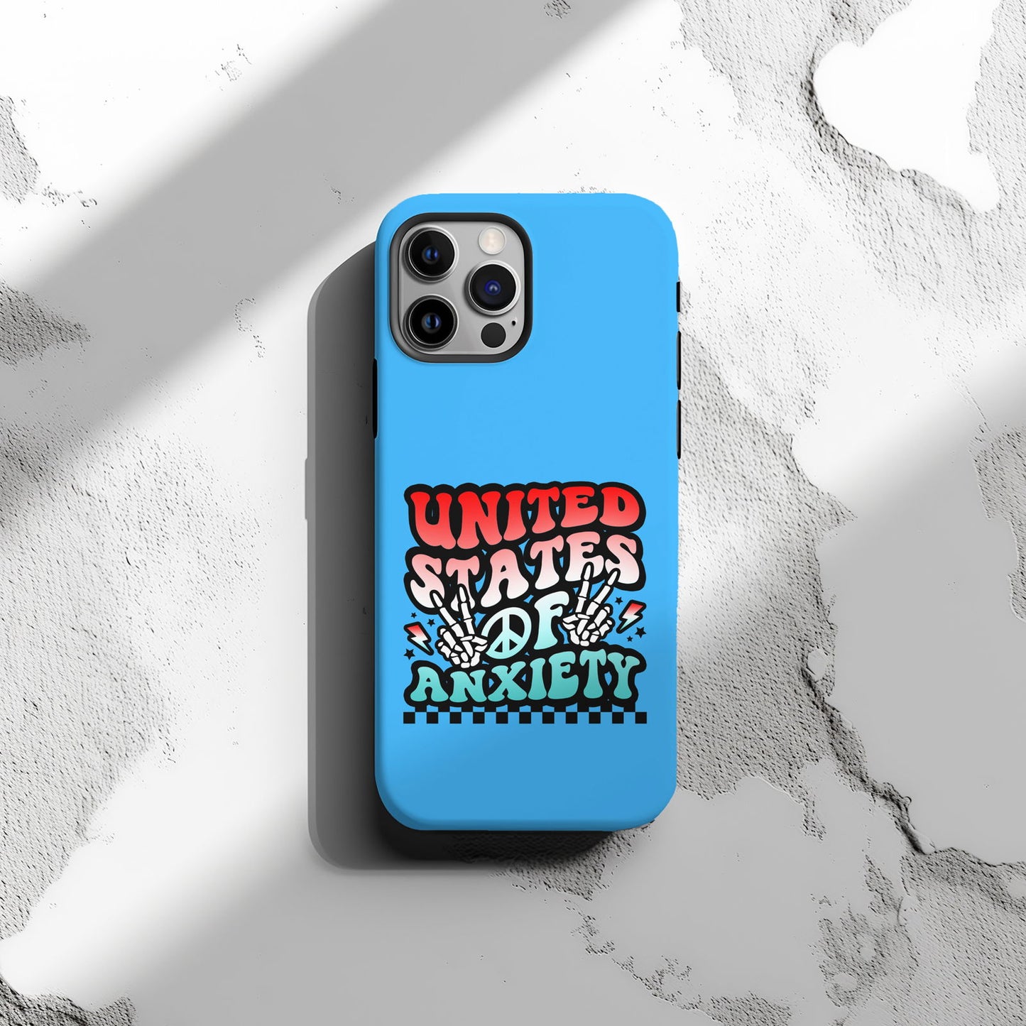 United States of Anxiety Magsafe iPhone Tough Case - Techy Treasures -