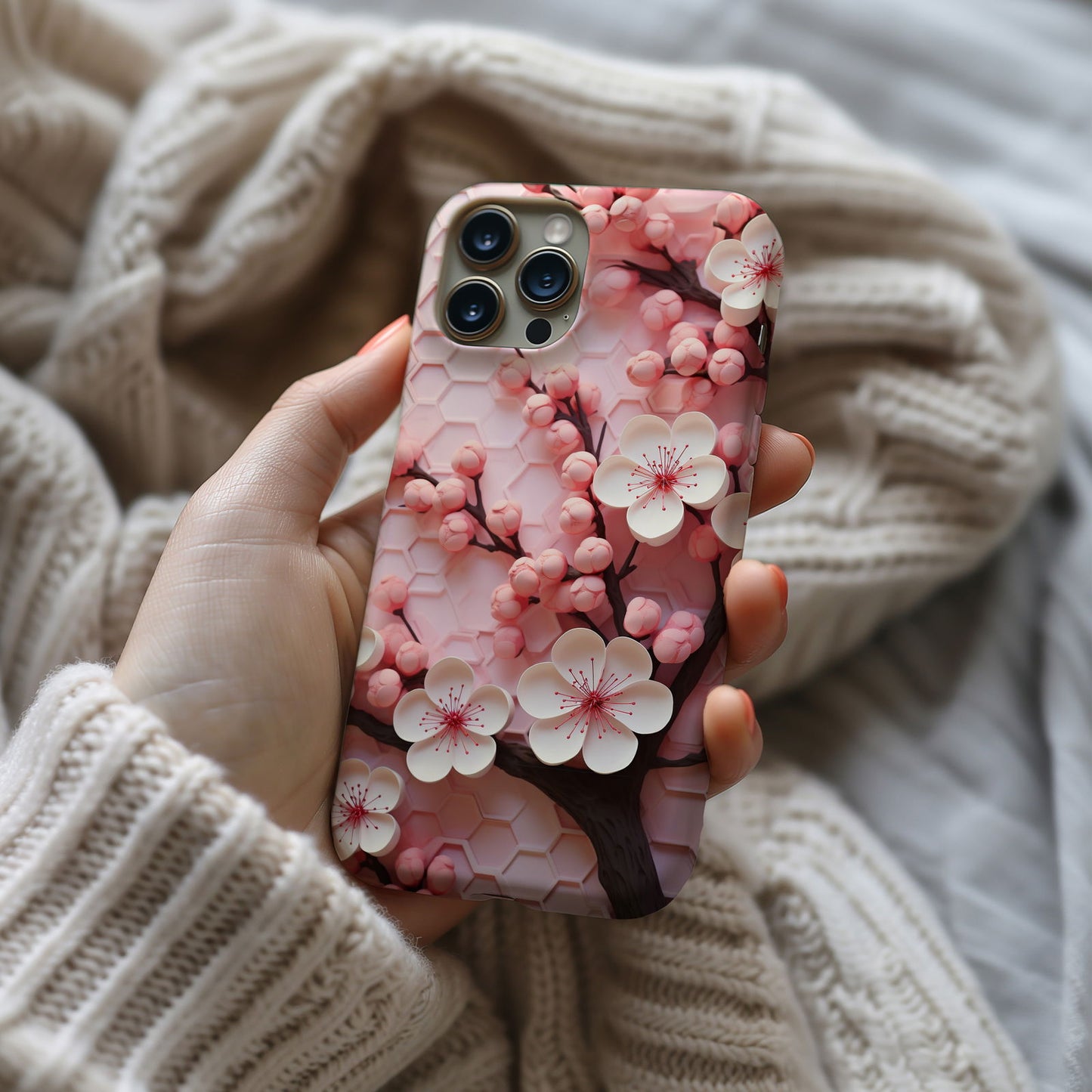 Vibrant 3D Floral iPhone Case Magsafe iPhone Case - Artistic & Colorful Protection for Your Device - Techy Treasures -
