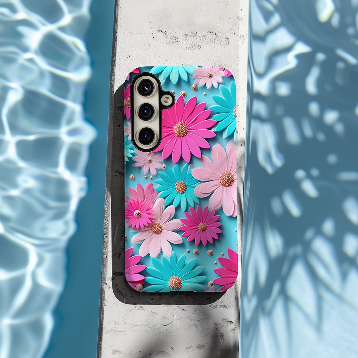 Vibrant 3D Floral iPhone Case Magsafe iPhone Case - Artistic & Colorful Protection for Your Device - Techy Treasures -