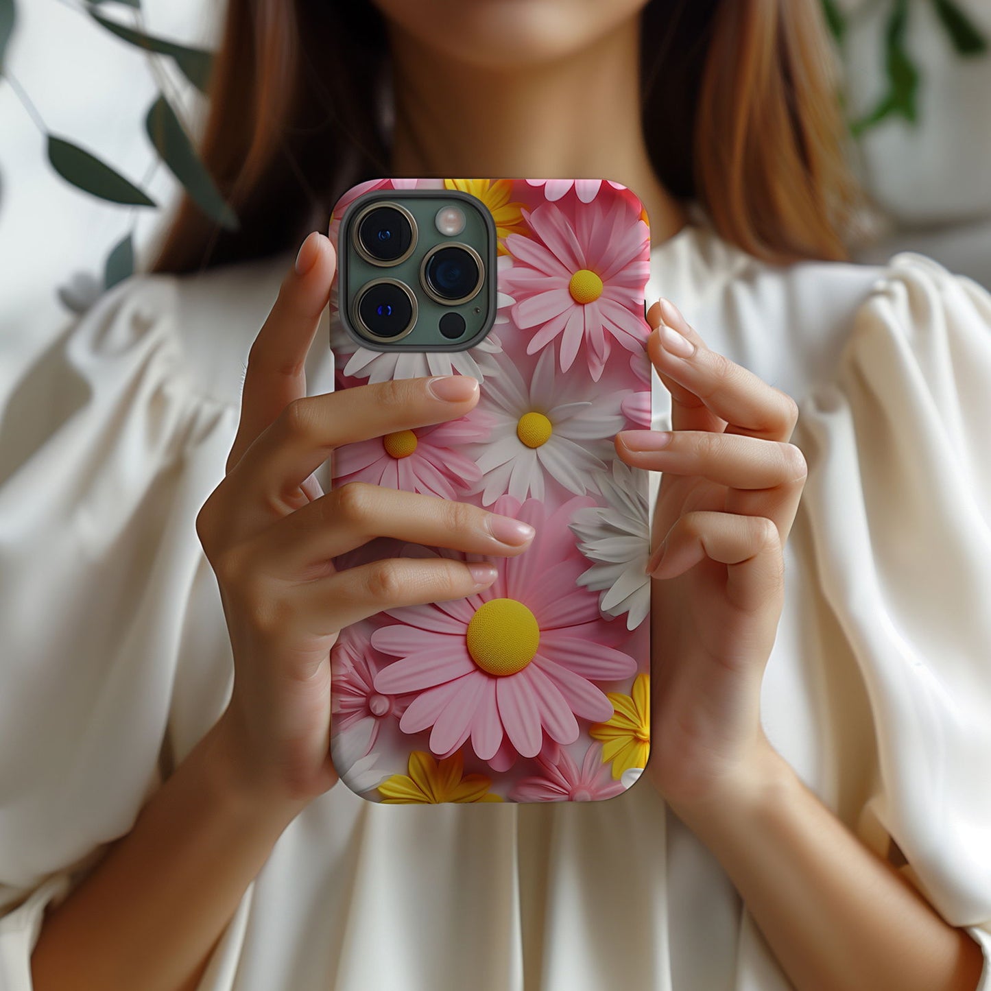 Vibrant 3D Floral iPhone Case Magsafe iPhone Case - Artistic & Colorful Protection for Your Device - Techy Treasures -
