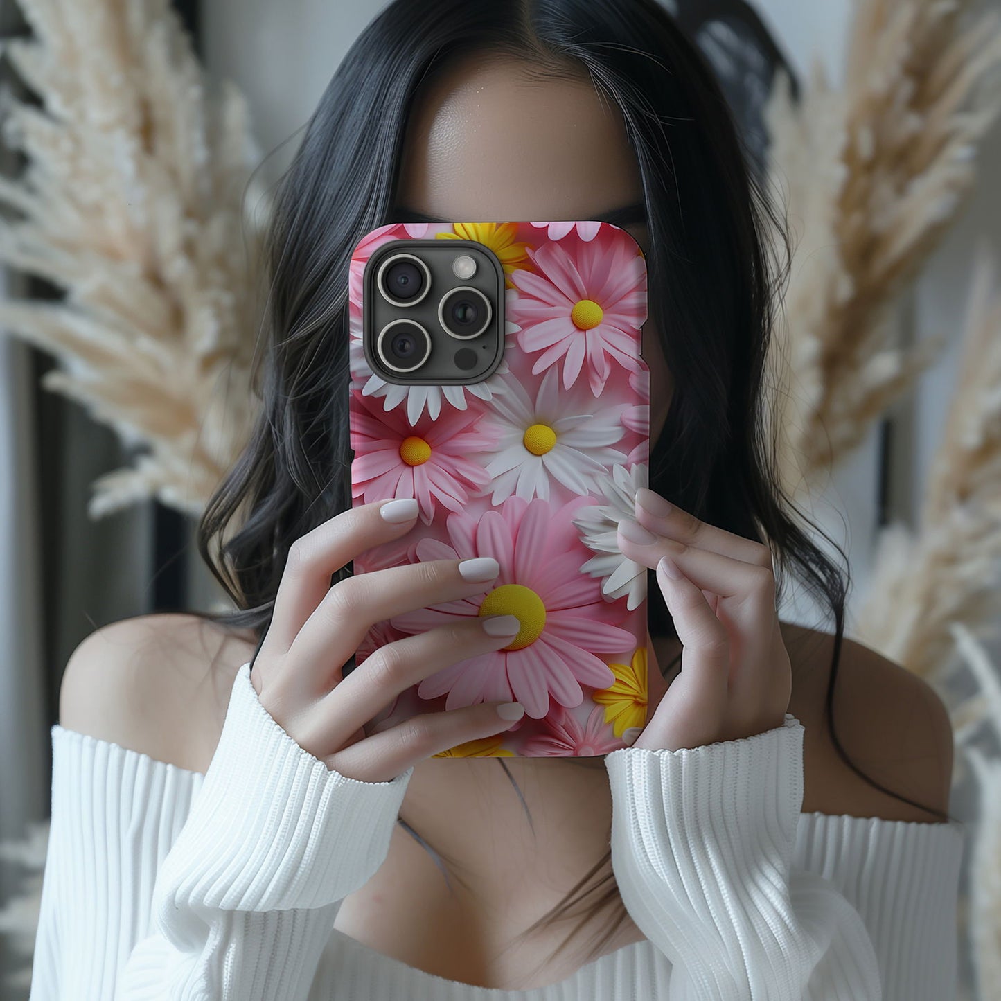 Vibrant 3D Floral iPhone Case Magsafe iPhone Case - Artistic & Colorful Protection for Your Device - Techy Treasures -