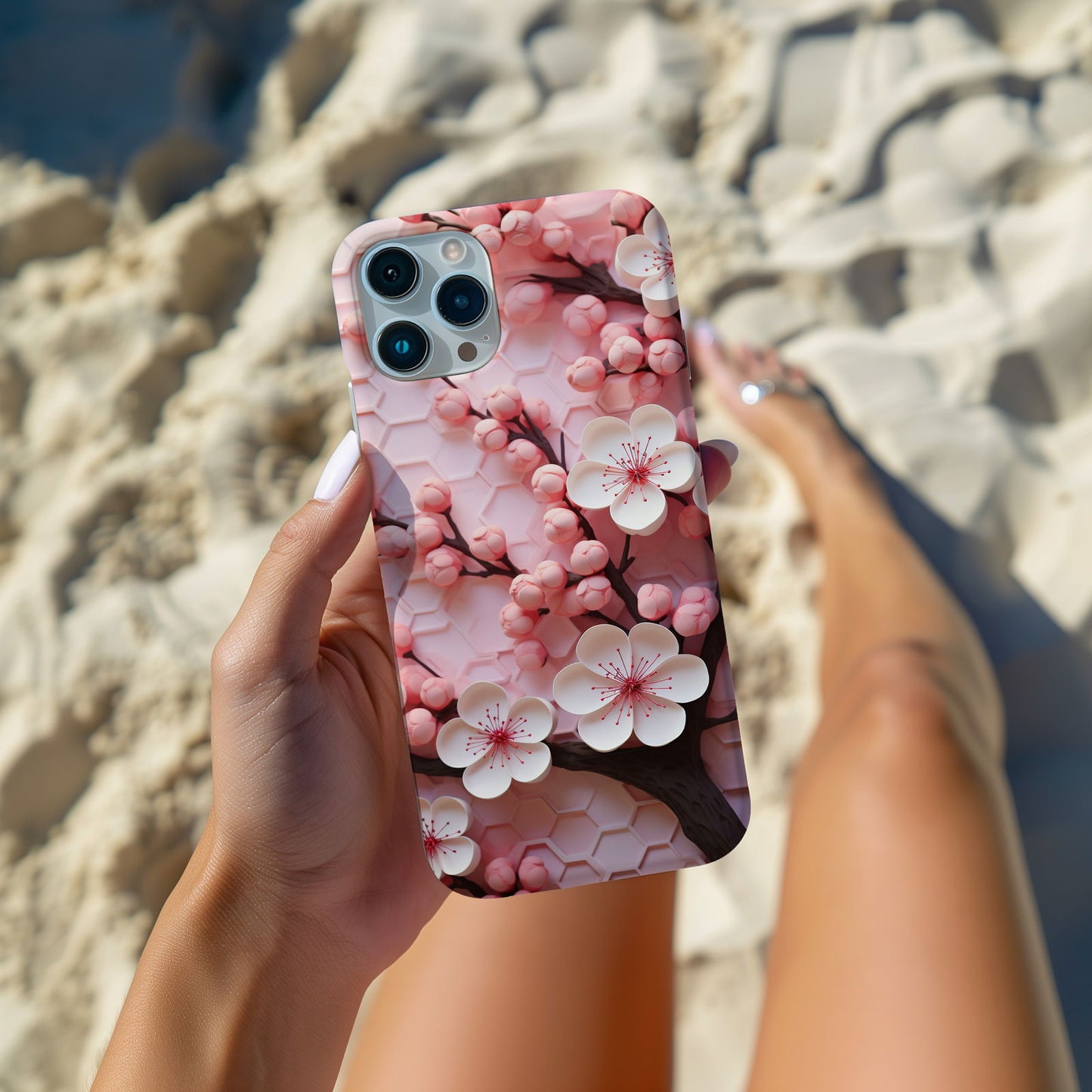 Vibrant 3D Floral iPhone Case Magsafe iPhone Case - Artistic & Colorful Protection for Your Device - Techy Treasures -