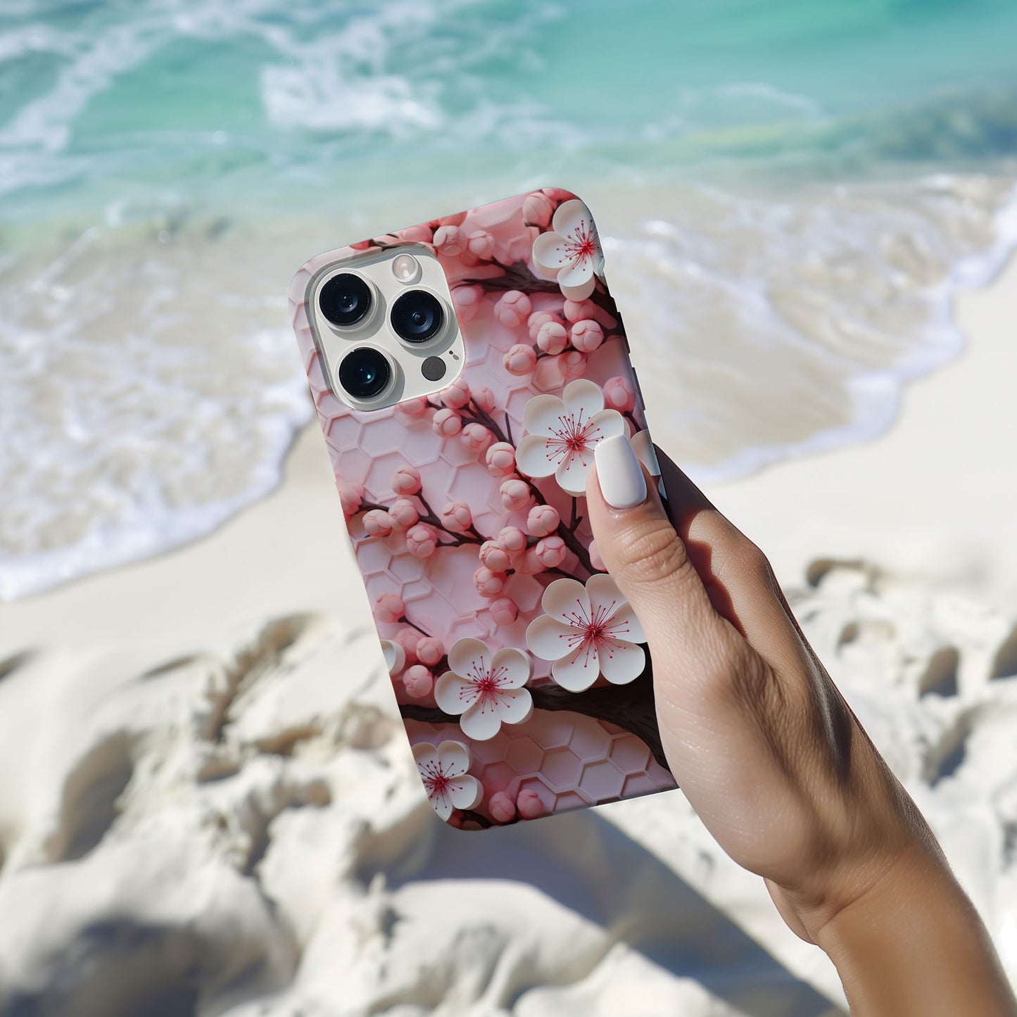 Vibrant 3D Floral iPhone Case Magsafe iPhone Case - Artistic & Colorful Protection for Your Device - Techy Treasures -