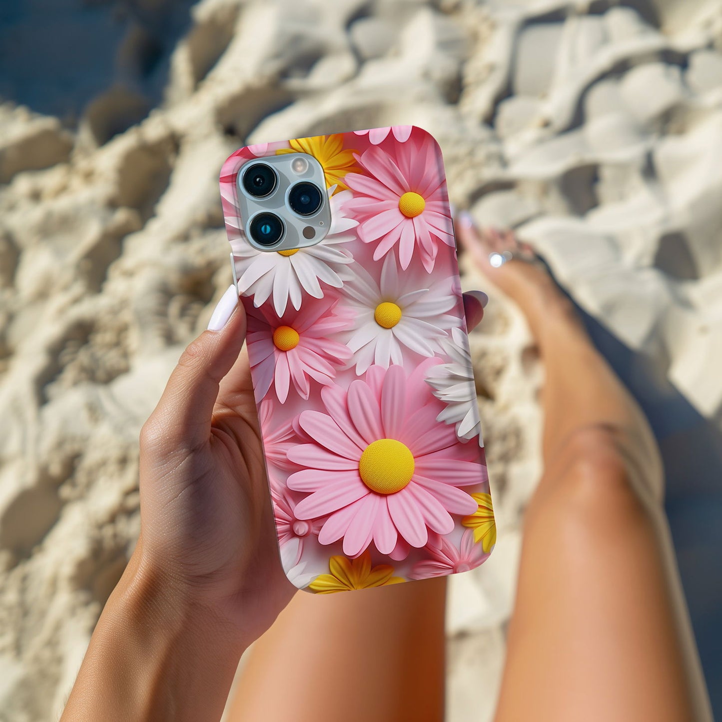 Vibrant 3D Floral iPhone Case Magsafe iPhone Case - Artistic & Colorful Protection for Your Device - Techy Treasures -