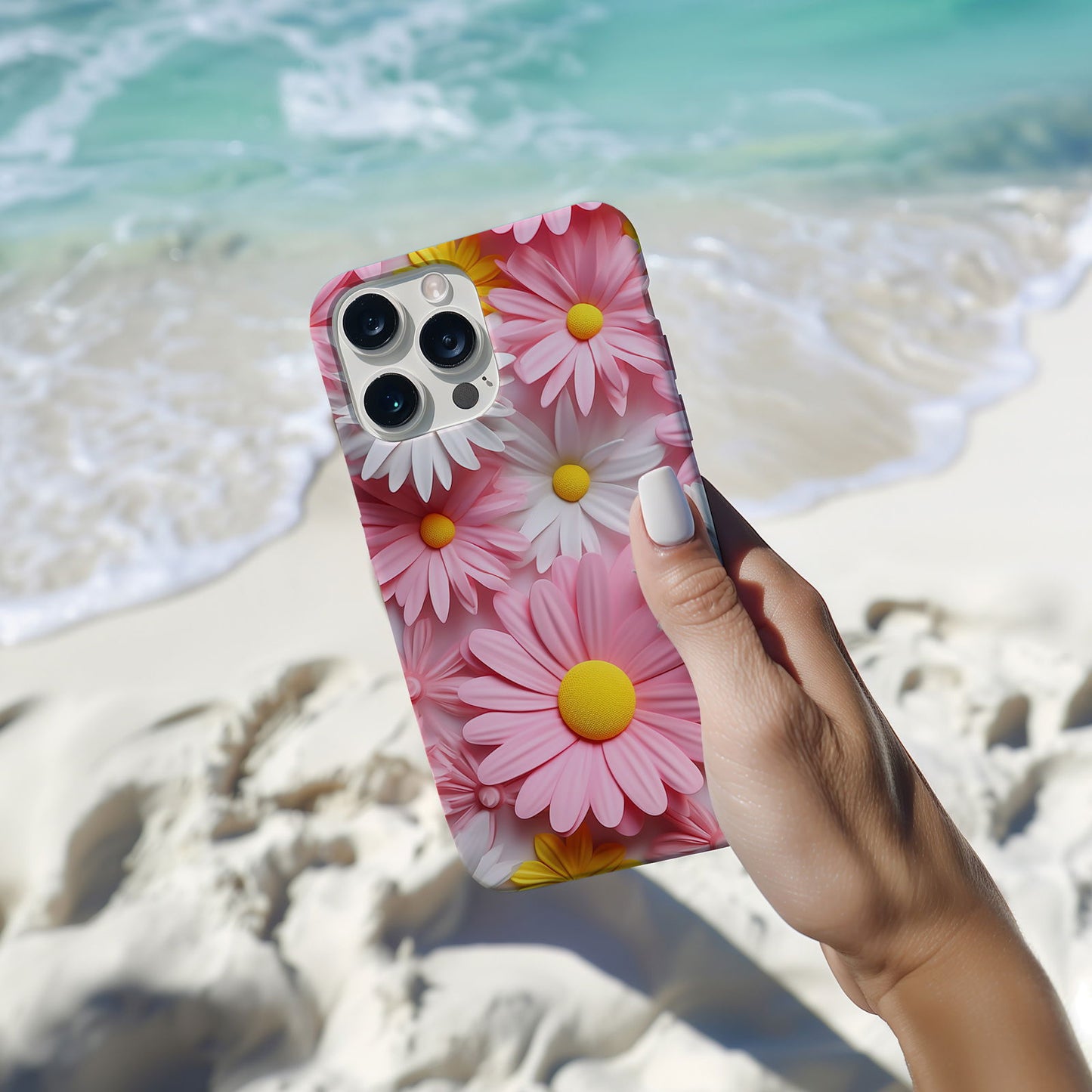 Vibrant 3D Floral iPhone Case Magsafe iPhone Case - Artistic & Colorful Protection for Your Device - Techy Treasures -