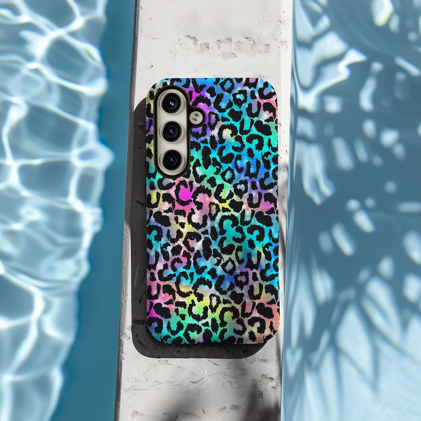 Vibrant Multi-Colored Leopard Print Magsafe iPhone Case - Techy Treasures -