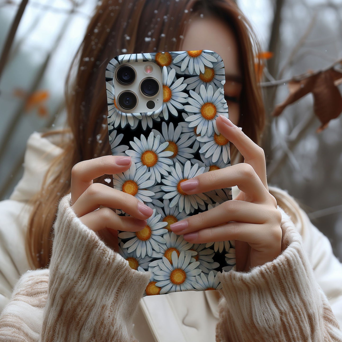 Vibrant Sunflower Floral iPhone Case Magsafe iPhone Case - Artistic & Colorful Protection for Your Device - Techy Treasures -