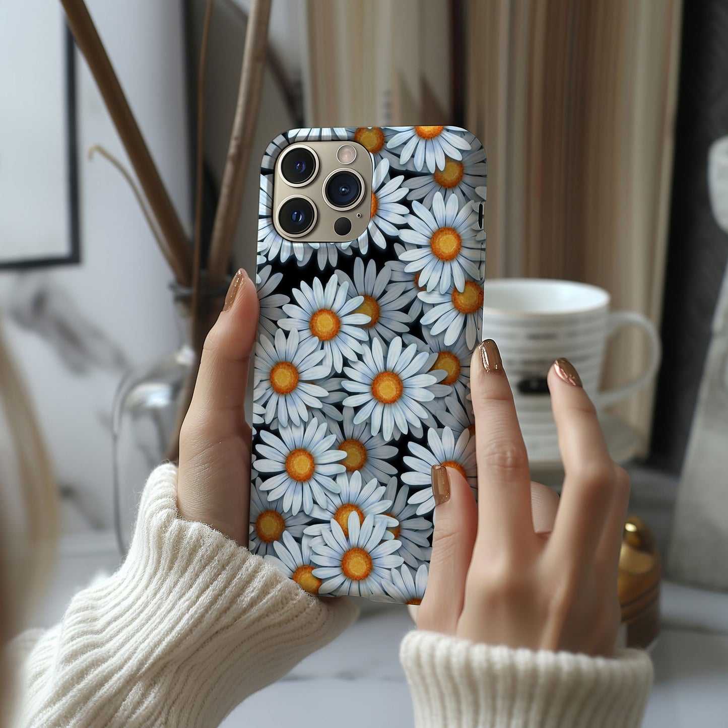 Vibrant Sunflower Floral iPhone Case Magsafe iPhone Case - Artistic & Colorful Protection for Your Device - Techy Treasures -