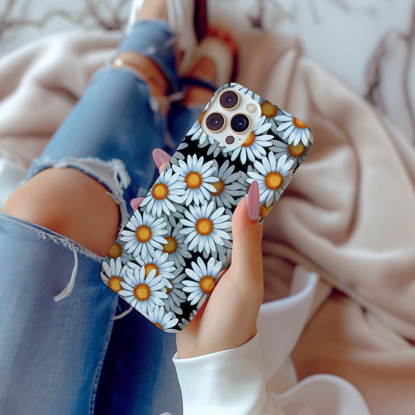 Vibrant Sunflower Floral iPhone Case Magsafe iPhone Case - Artistic & Colorful Protection for Your Device - Techy Treasures -