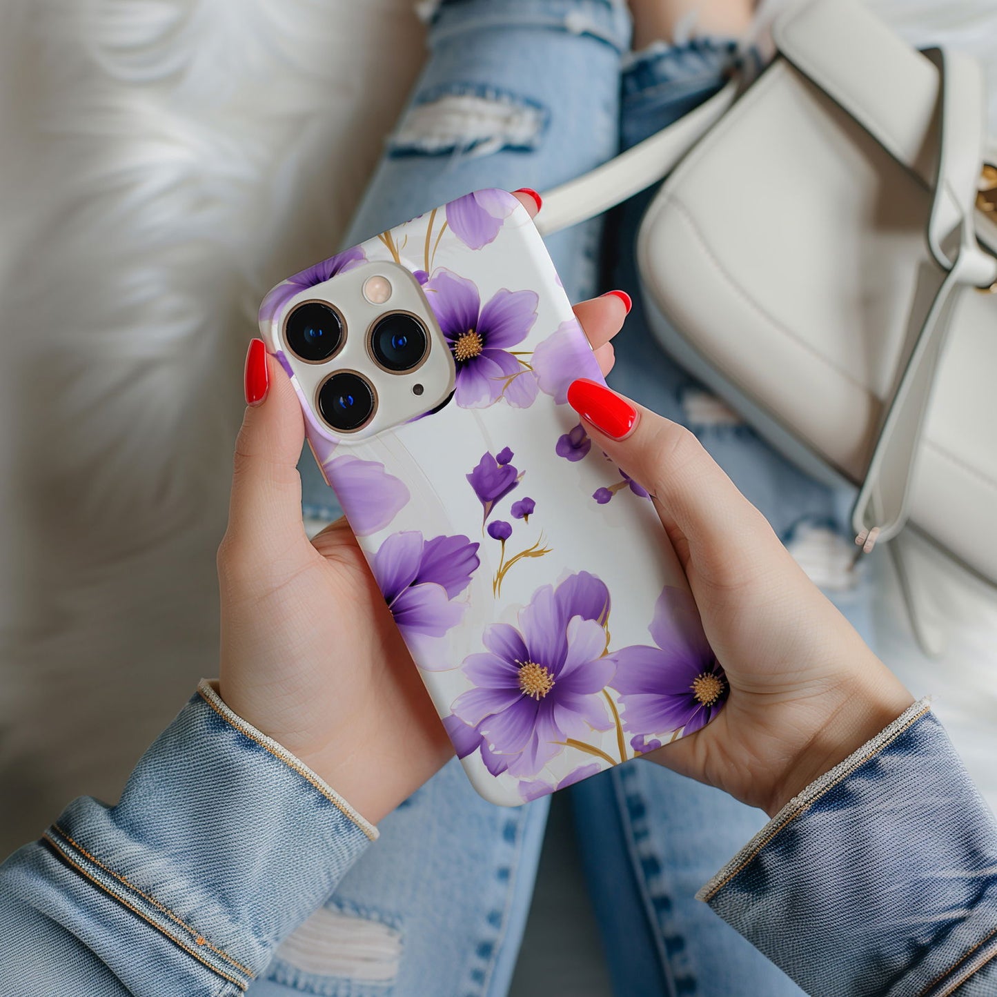 Vibrant Watercolor Floral iPhone Case Magsafe iPhone Case - Artistic & Colorful Protection for Your Device - Techy Treasures -