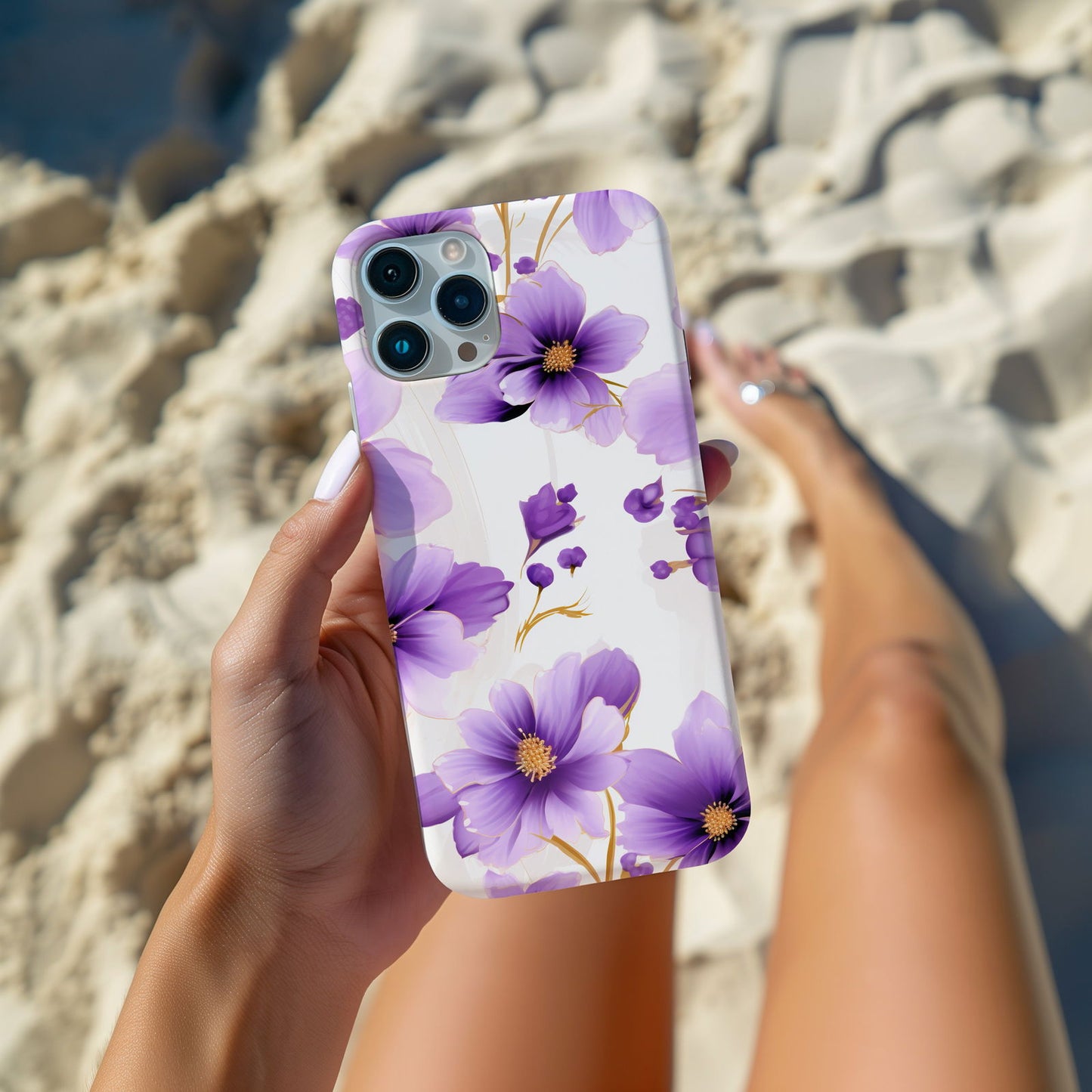 Vibrant Watercolor Floral iPhone Case Magsafe iPhone Case - Artistic & Colorful Protection for Your Device - Techy Treasures -