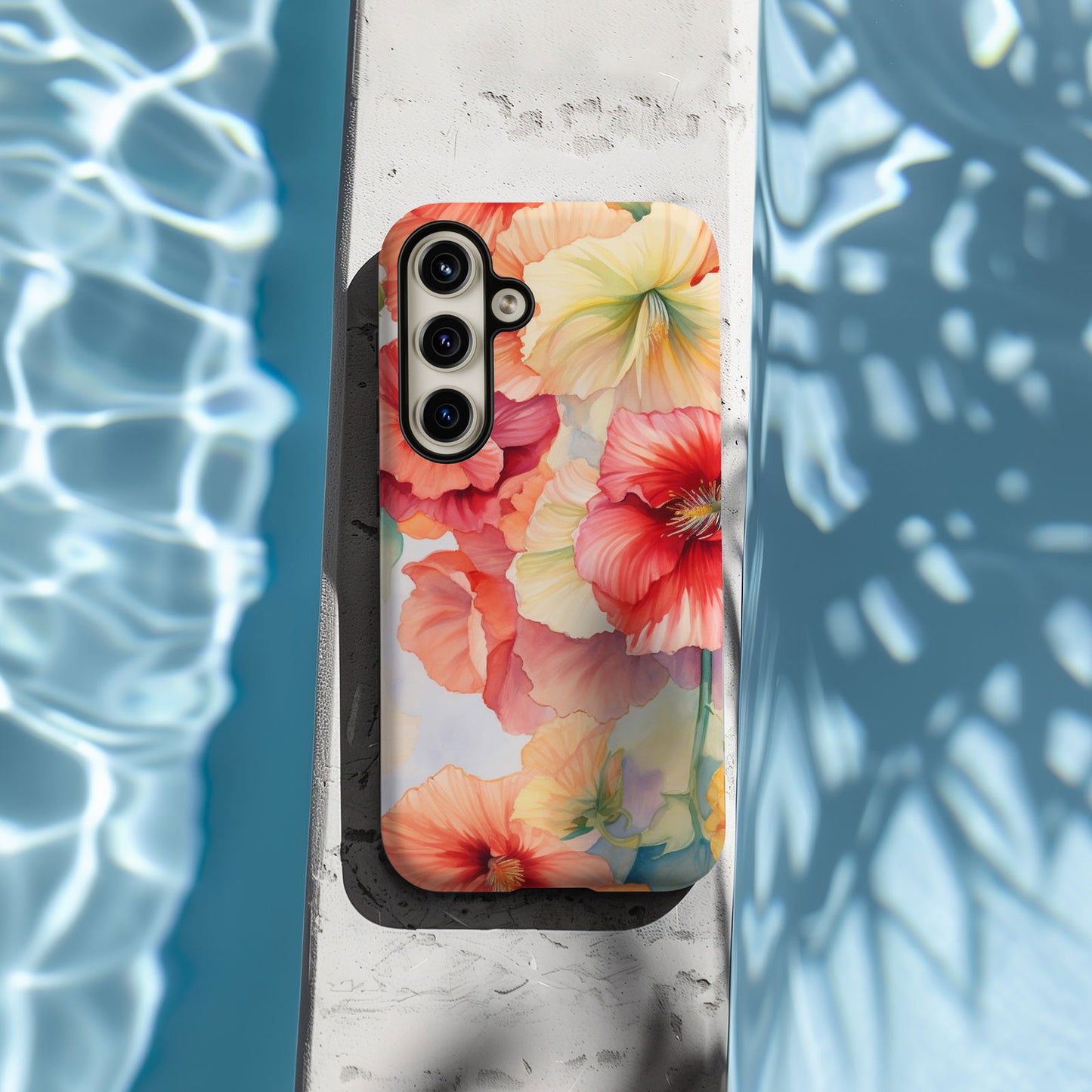 Vibrant Watercolor Floral iPhone Case Magsafe iPhone Case - Artistic & Colorful Protection for Your Device - Techy Treasures -