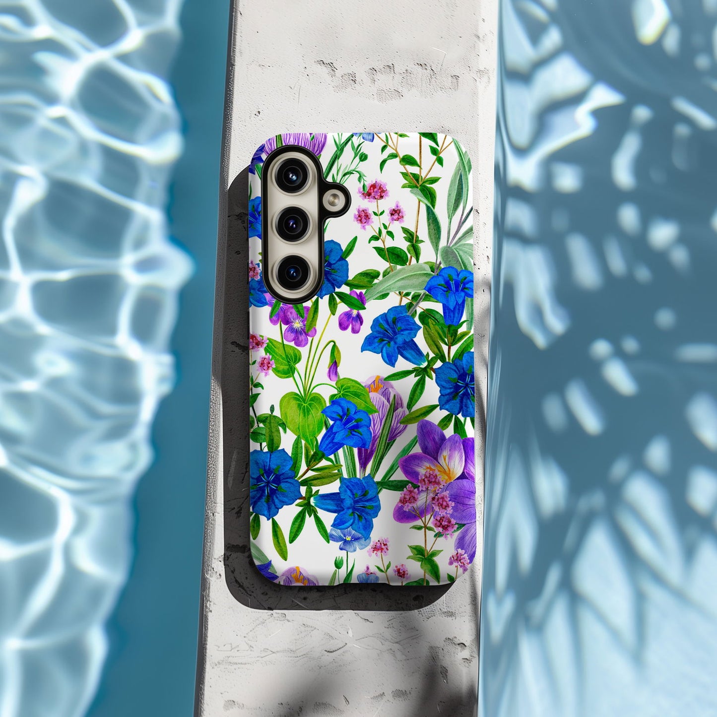Vibrant Watercolor Floral iPhone Case Magsafe iPhone Case - Artistic & Colorful Protection for Your Device - Techy Treasures -