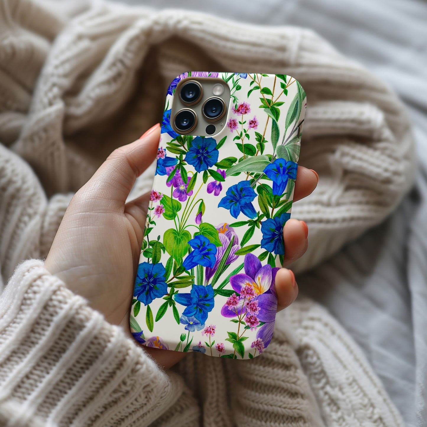 Vibrant Watercolor Floral iPhone Case Magsafe iPhone Case - Artistic & Colorful Protection for Your Device - Techy Treasures -