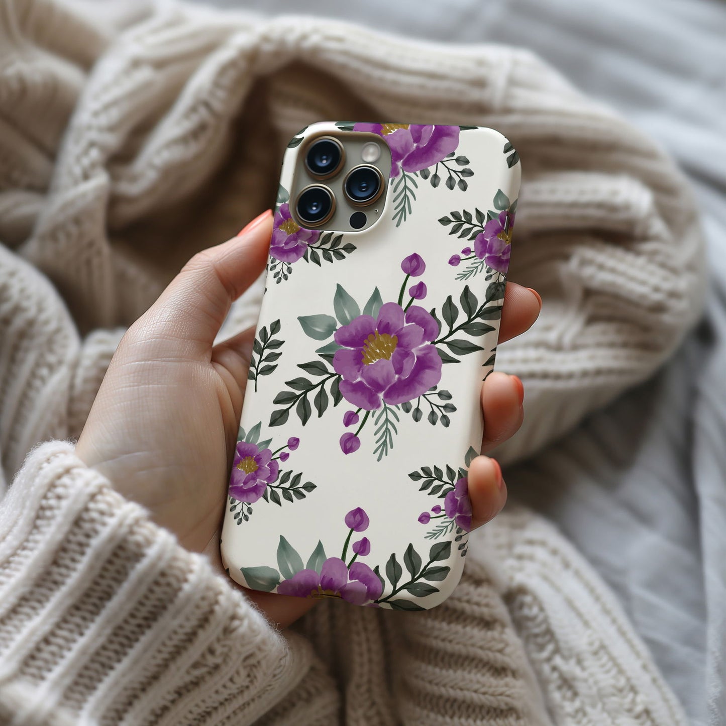 Vibrant Watercolor Floral iPhone Case Magsafe iPhone Case - Artistic & Colorful Protection for Your Device - Techy Treasures -