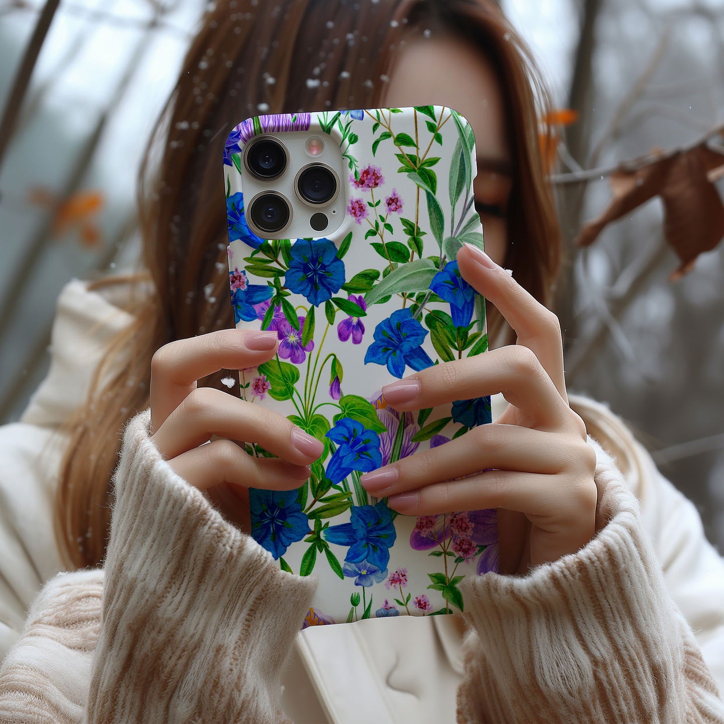 Vibrant Watercolor Floral iPhone Case Magsafe iPhone Case - Artistic & Colorful Protection for Your Device - Techy Treasures -