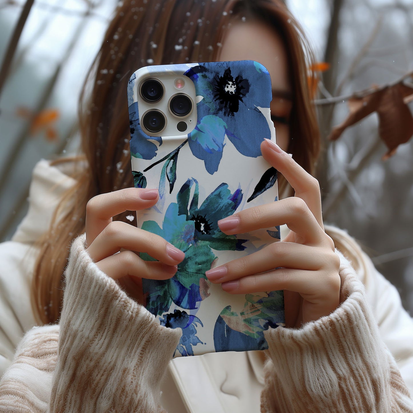 Vibrant Watercolor Floral iPhone Case Magsafe iPhone Case - Artistic & Colorful Protection for Your Device - Techy Treasures -