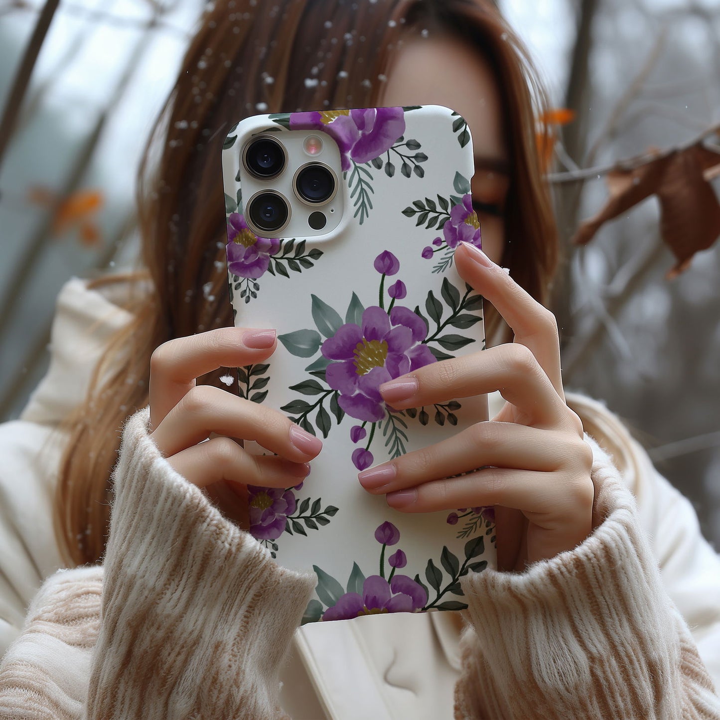 Vibrant Watercolor Floral iPhone Case Magsafe iPhone Case - Artistic & Colorful Protection for Your Device - Techy Treasures -