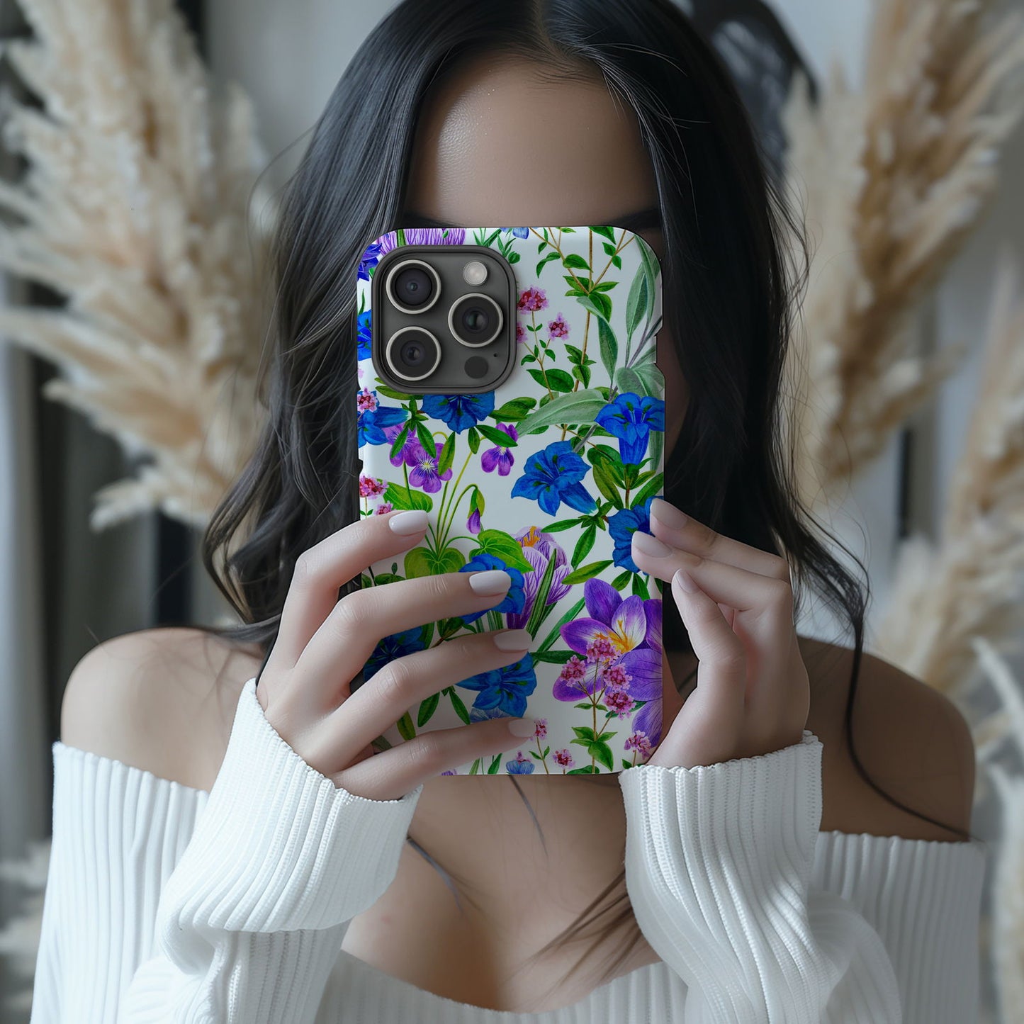 Vibrant Watercolor Floral iPhone Case Magsafe iPhone Case - Artistic & Colorful Protection for Your Device - Techy Treasures -