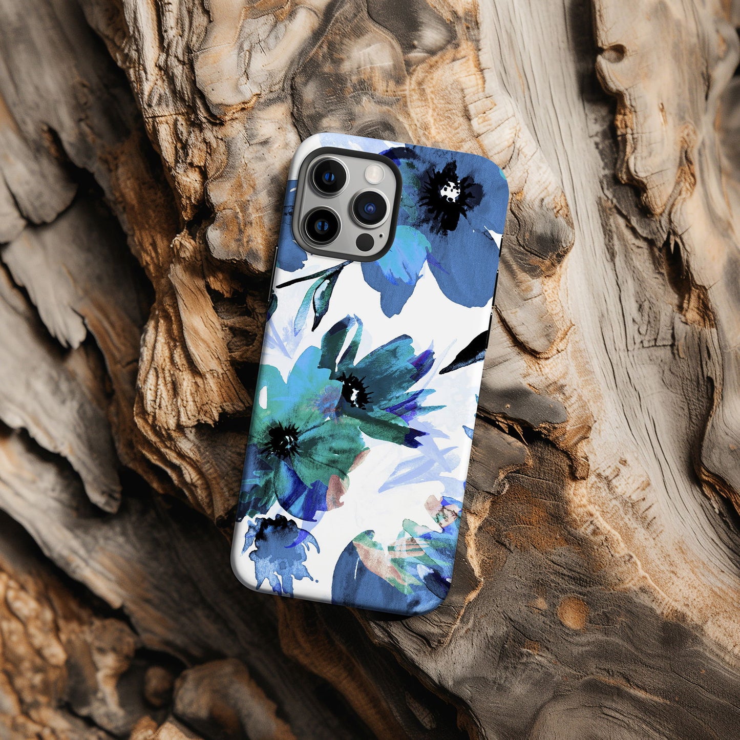 Vibrant Watercolor Floral iPhone Case Magsafe iPhone Case - Artistic & Colorful Protection for Your Device - Techy Treasures -