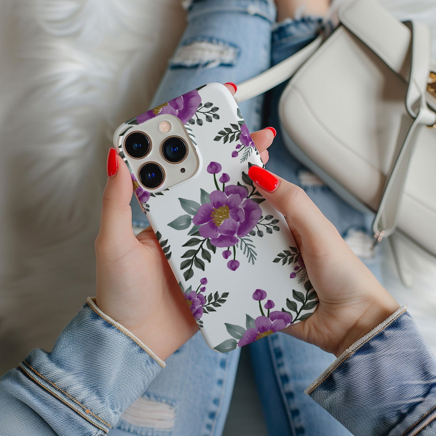 Vibrant Watercolor Floral iPhone Case Magsafe iPhone Case - Artistic & Colorful Protection for Your Device - Techy Treasures -