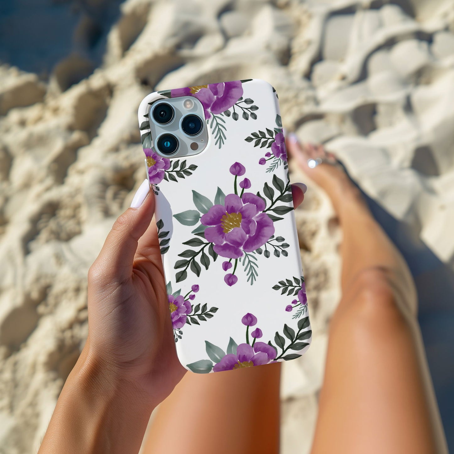 Vibrant Watercolor Floral iPhone Case Magsafe iPhone Case - Artistic & Colorful Protection for Your Device - Techy Treasures -