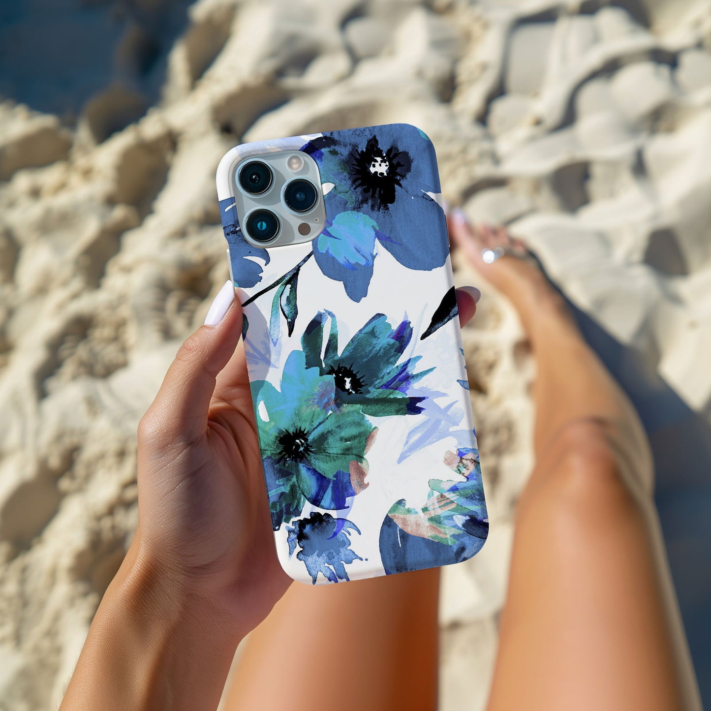 Vibrant Watercolor Floral iPhone Case Magsafe iPhone Case - Artistic & Colorful Protection for Your Device - Techy Treasures -