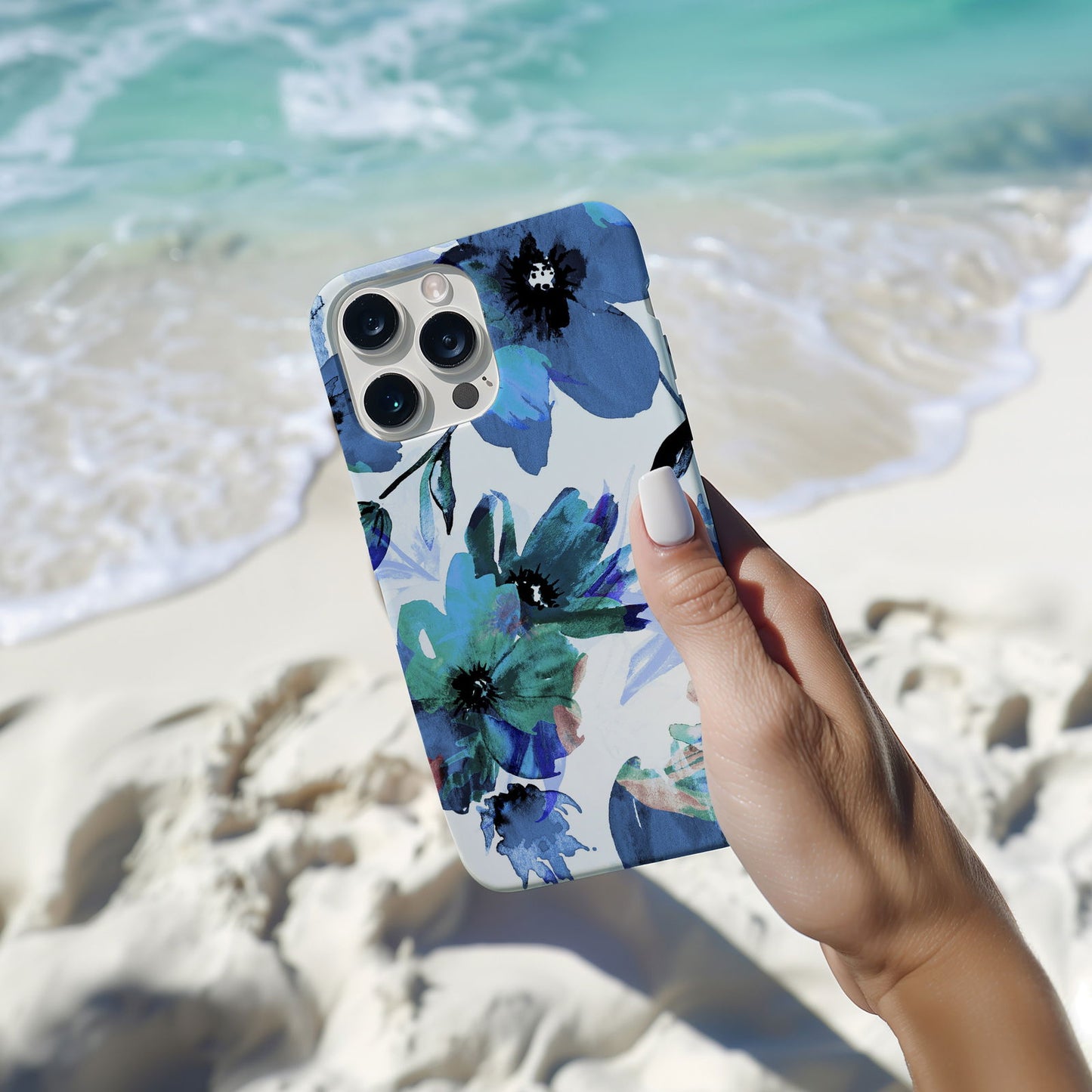 Vibrant Watercolor Floral iPhone Case Magsafe iPhone Case - Artistic & Colorful Protection for Your Device - Techy Treasures -
