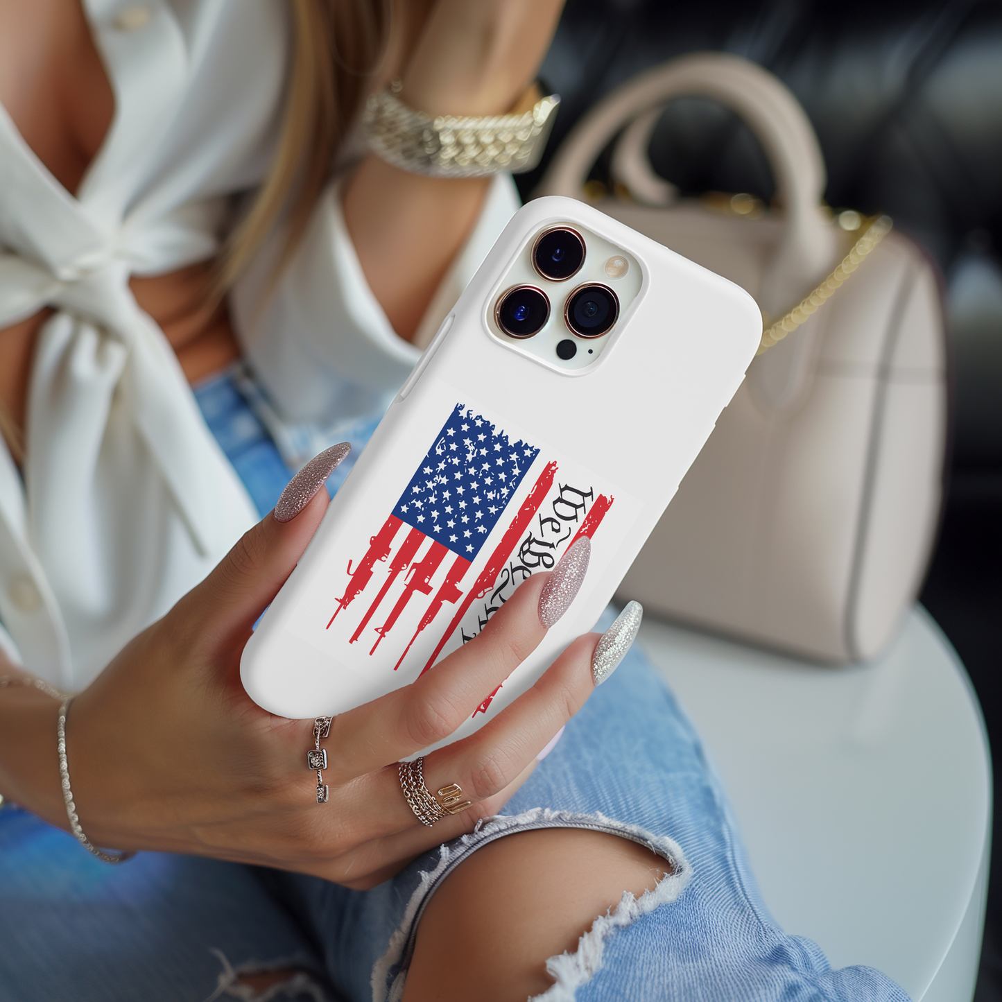 We The People Flag Magsafe iPhone Tough Case - Techy Treasures -