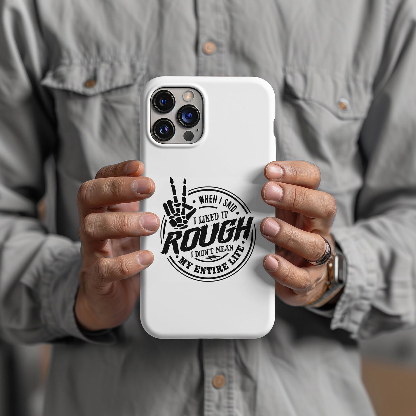 When I Said I Like It Rough I Didn't Mean My Entire Life Magsafe iPhone Tough Case - Techy Treasures -