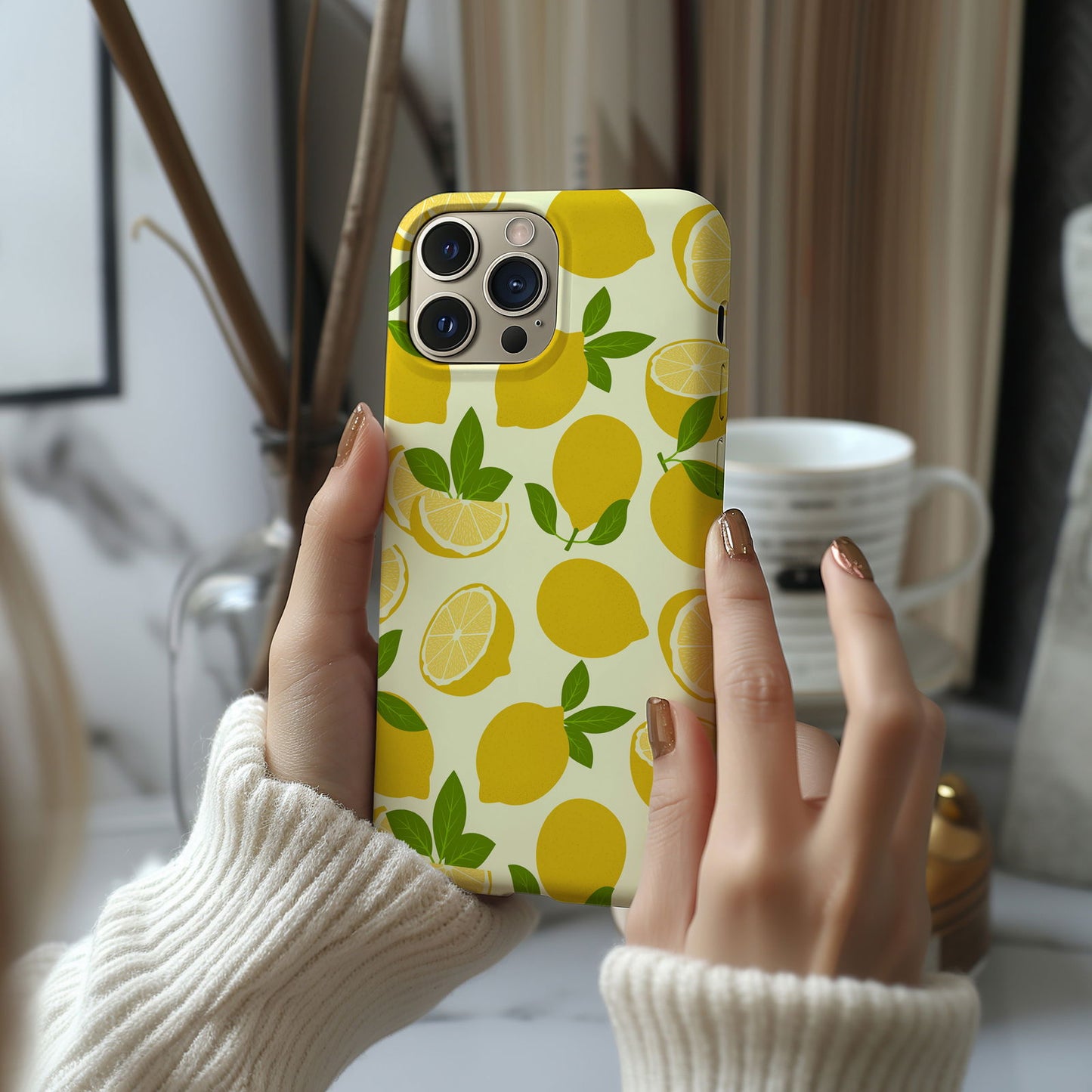Yellow Lemon Magsafe iPhone Case - Techy Treasures -