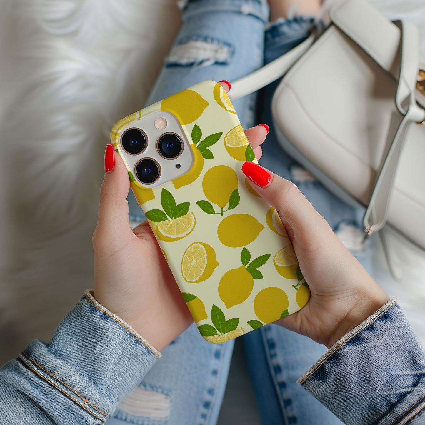 Yellow Lemon Magsafe iPhone Case - Techy Treasures -