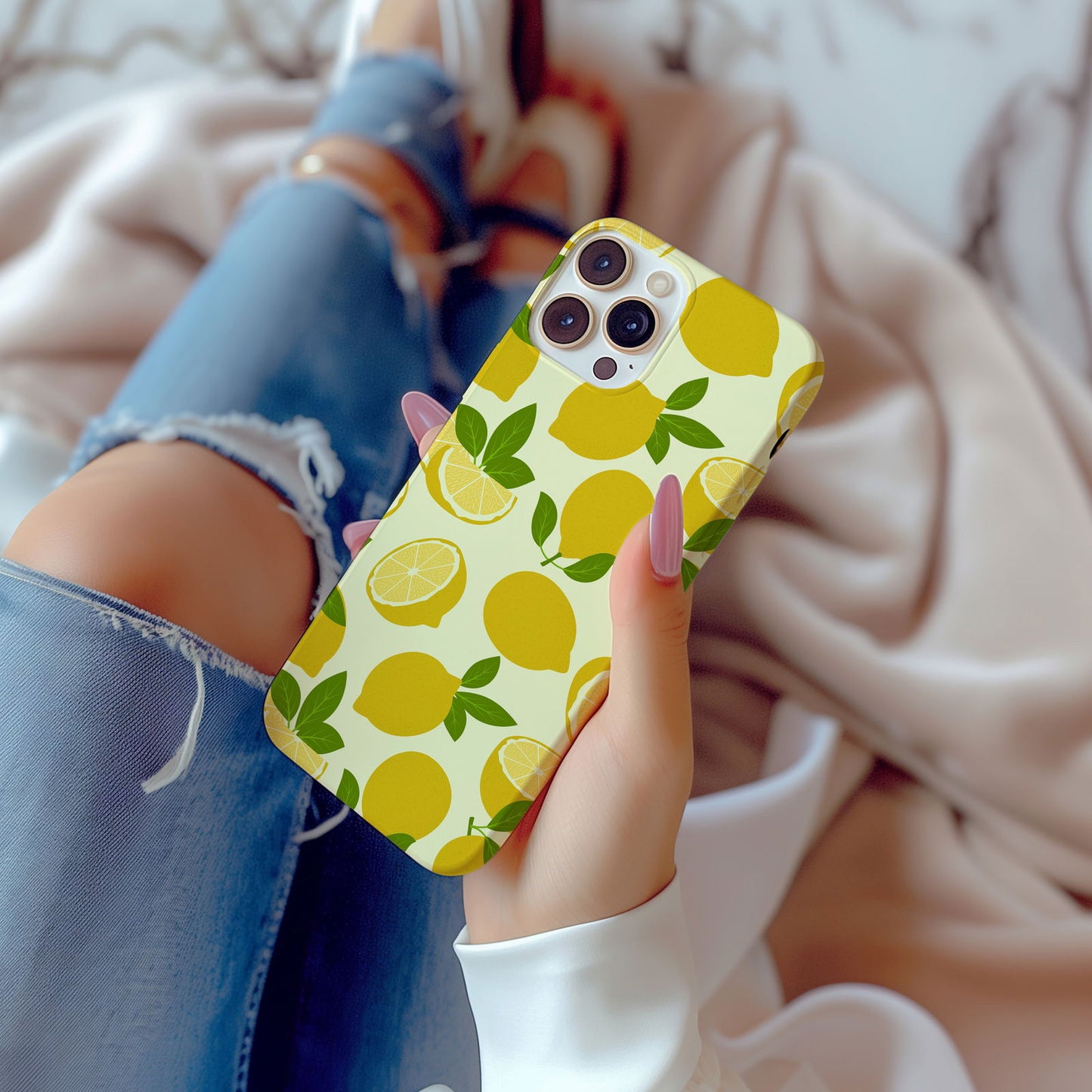 Yellow Lemon Magsafe iPhone Case - Techy Treasures -