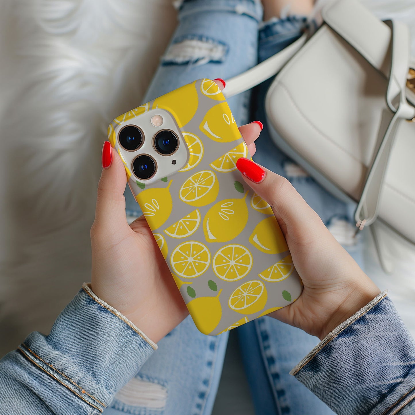 Yellow Lemon Magsafe iPhone Case - Techy Treasures -